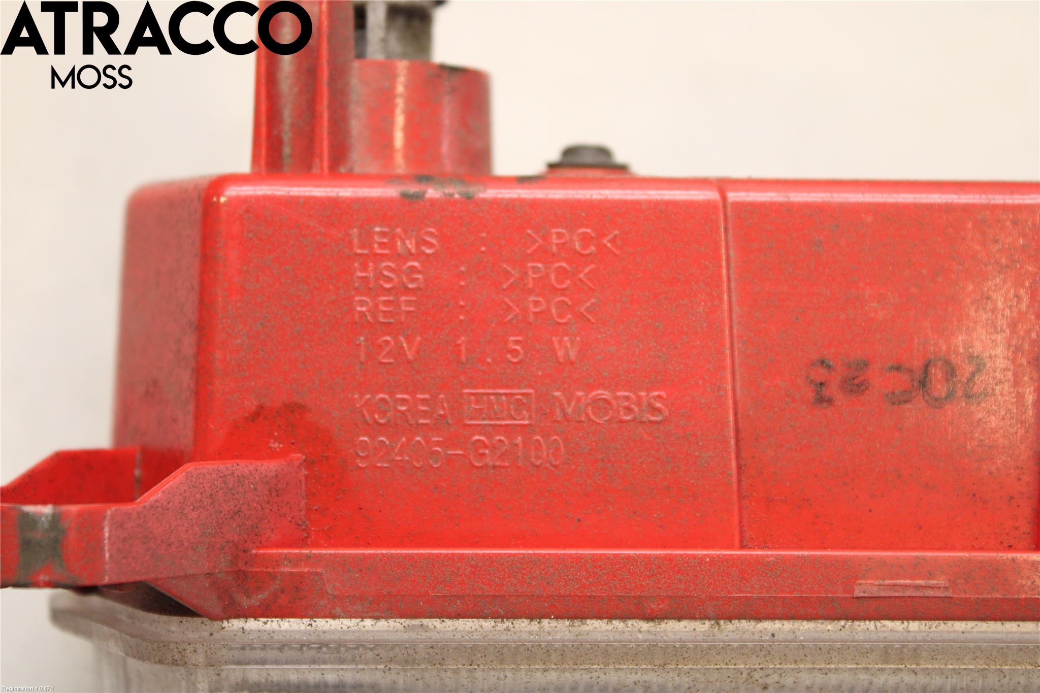 Hyundai IONIQ AE 17-22 Baklykt Ryggelys-Tåkelys