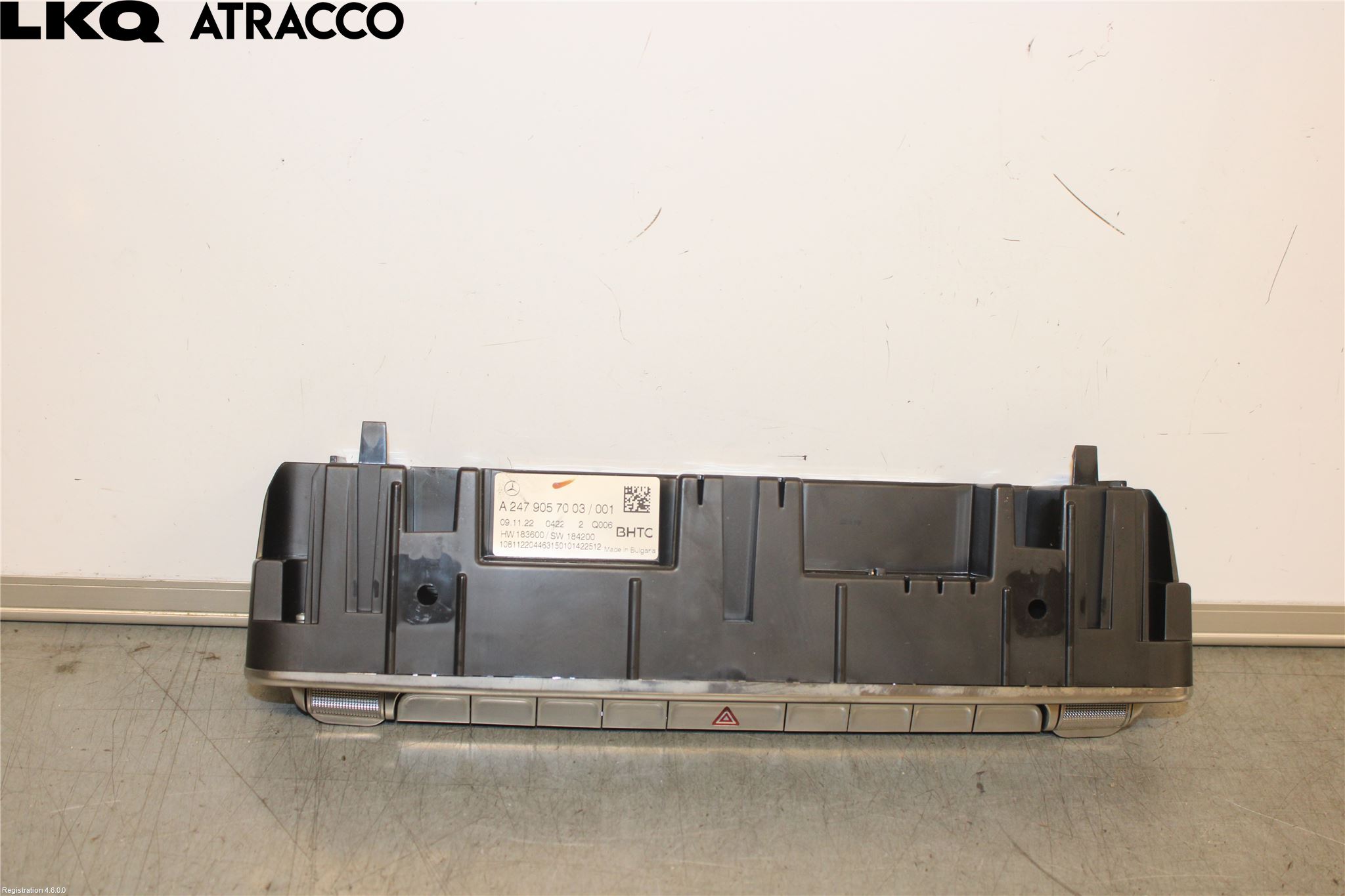 Mercedes-Benz MB EQB (X243) 22- Varme Ac Betjening-Display