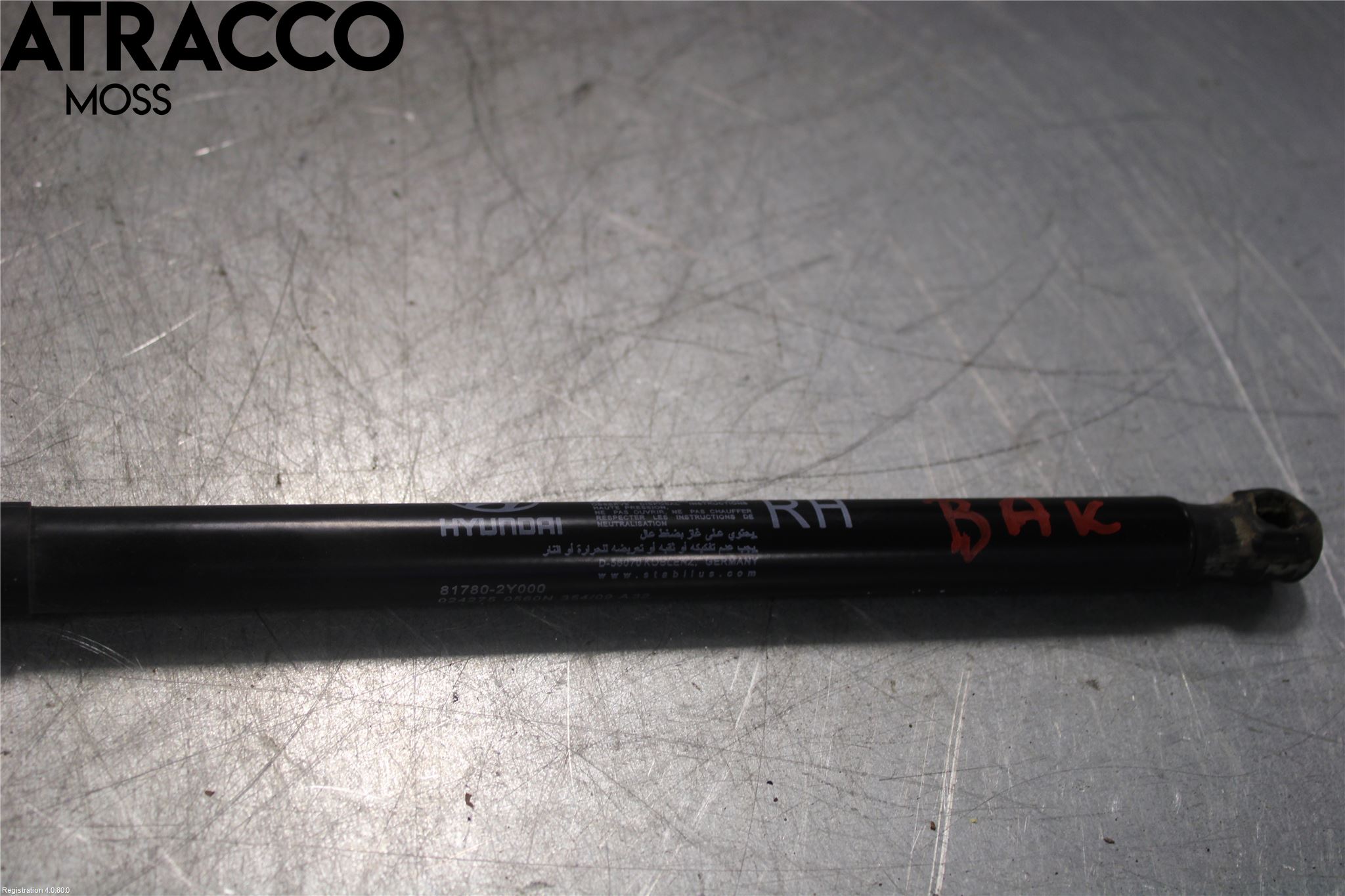 Hyundai SANTA FE 13-18 Bakluke Demper-Gassfjær