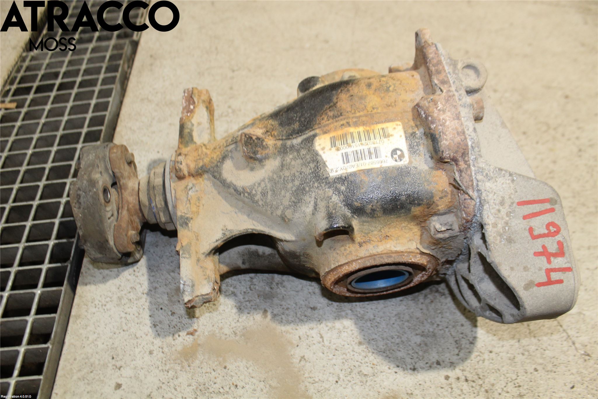 BMW 1 F20/F21 11-19 Bakaksel Kardang Bak -Diff