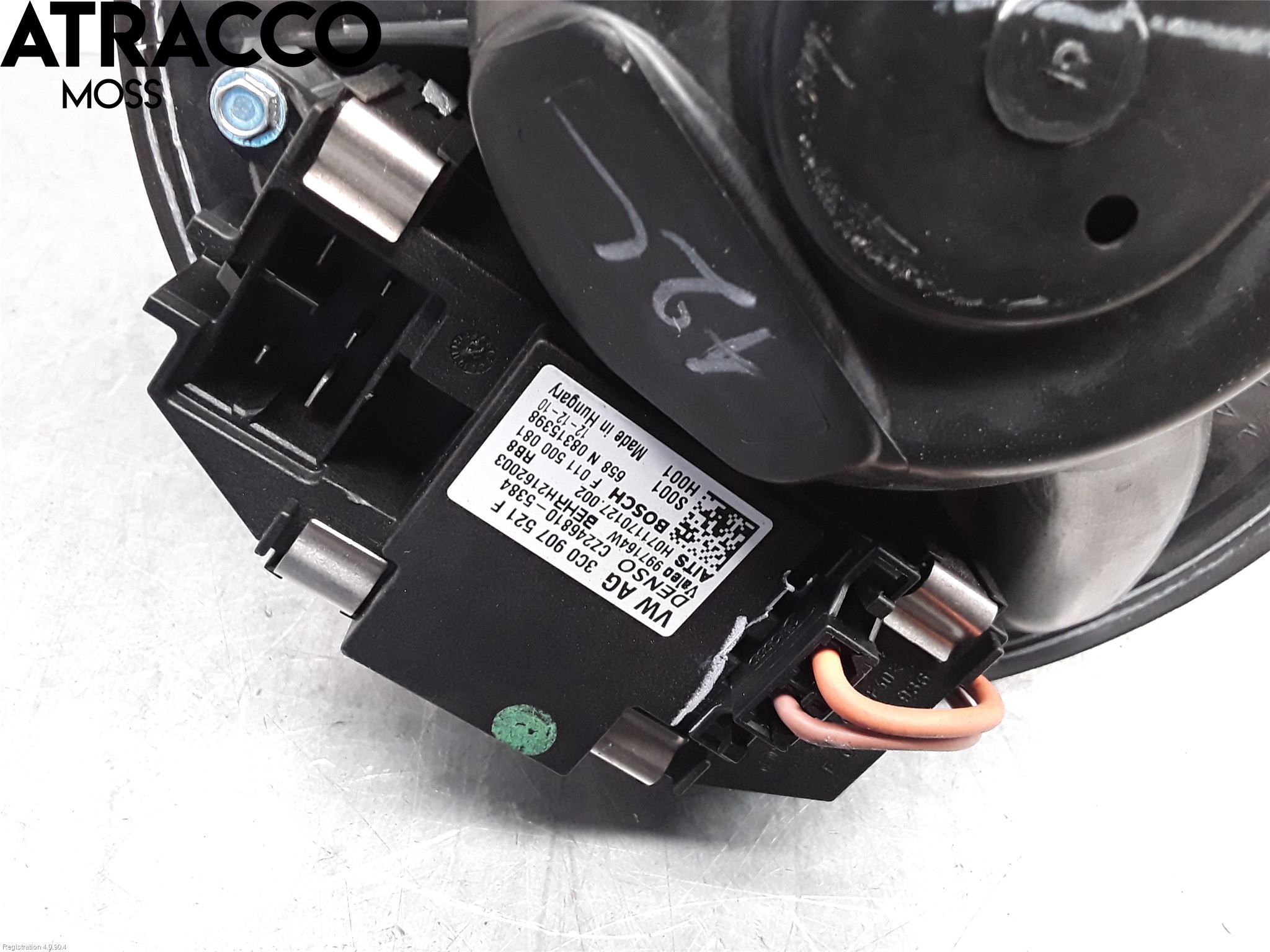 Volkswagen VW GOLF VI 09-13 Varmeapparat Viftemotor