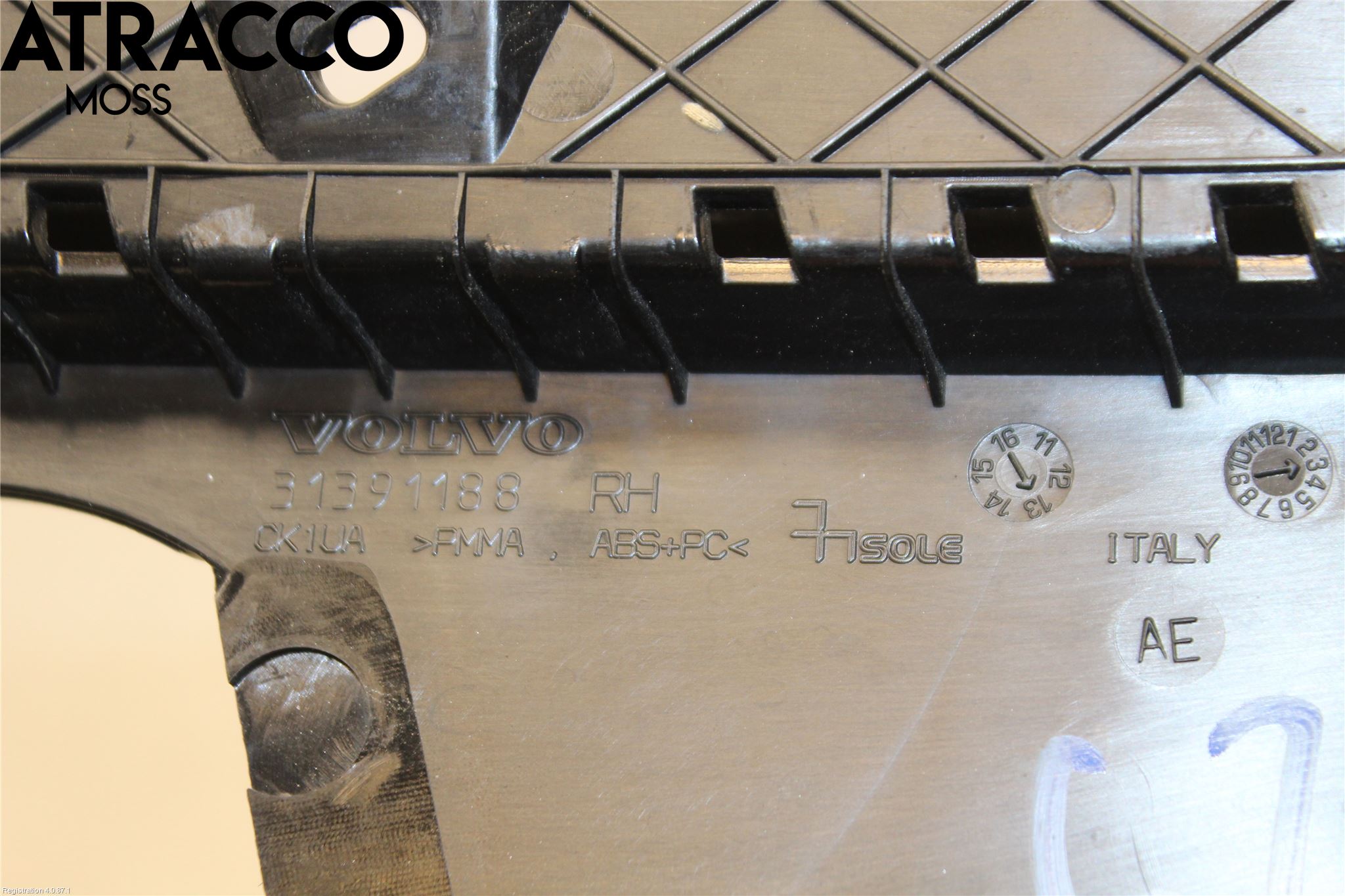 Volvo V40 12-19 Dør Dekorlist Hb