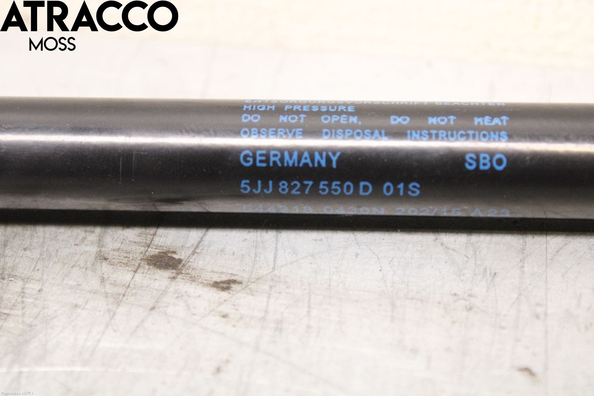 Skoda RAPID Bakluke Demper-Gassfjær