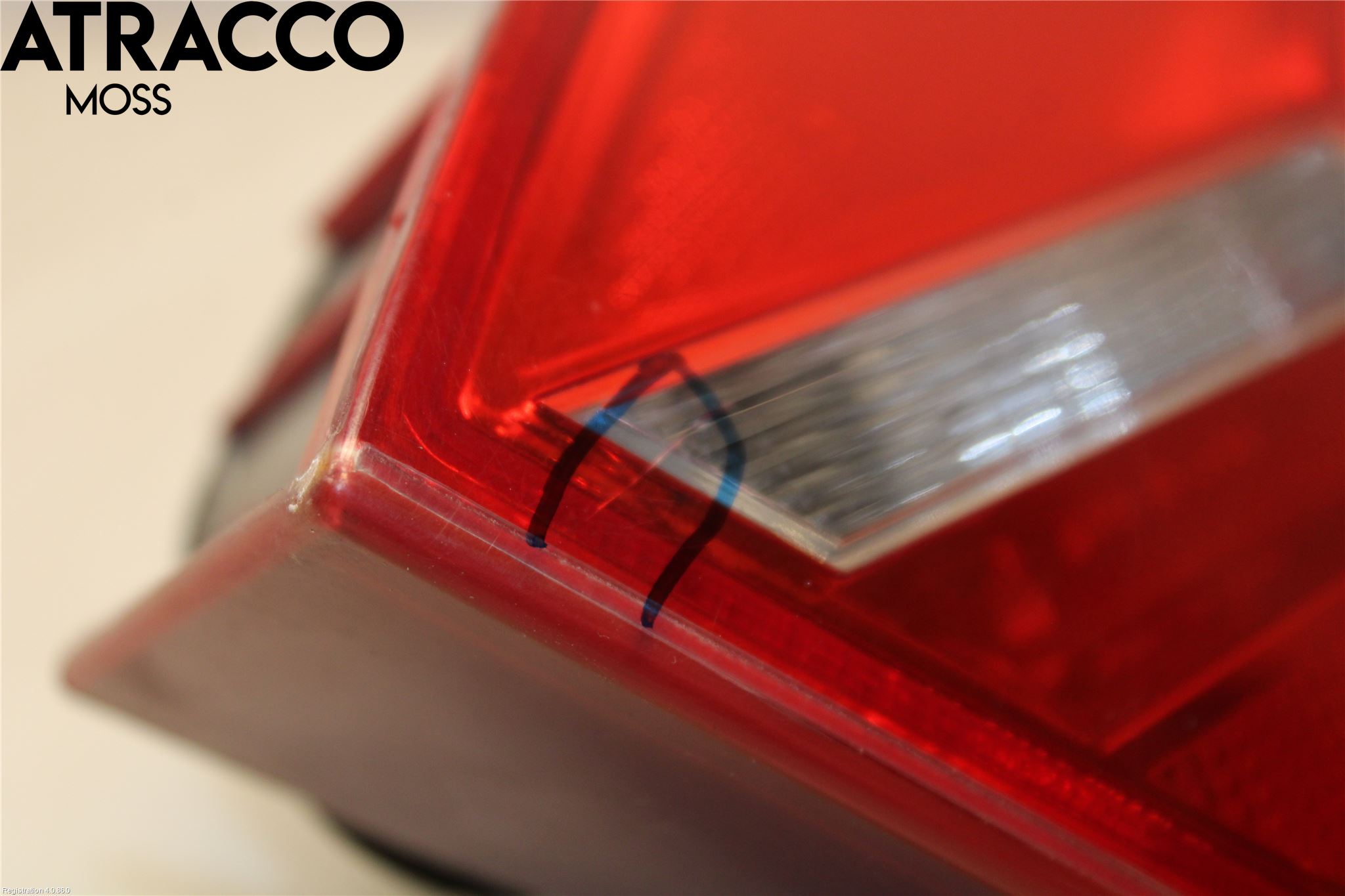 Volkswagen VW JETTA V 06-10 Baklykt Høyre  På Luke(Indre)