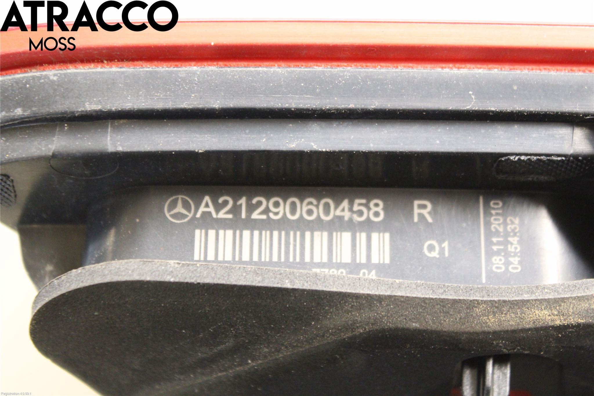 Mercedes-Benz MB E-KLASS (W212) 09-16 Baklykt Høyre  På Luke(Indre)