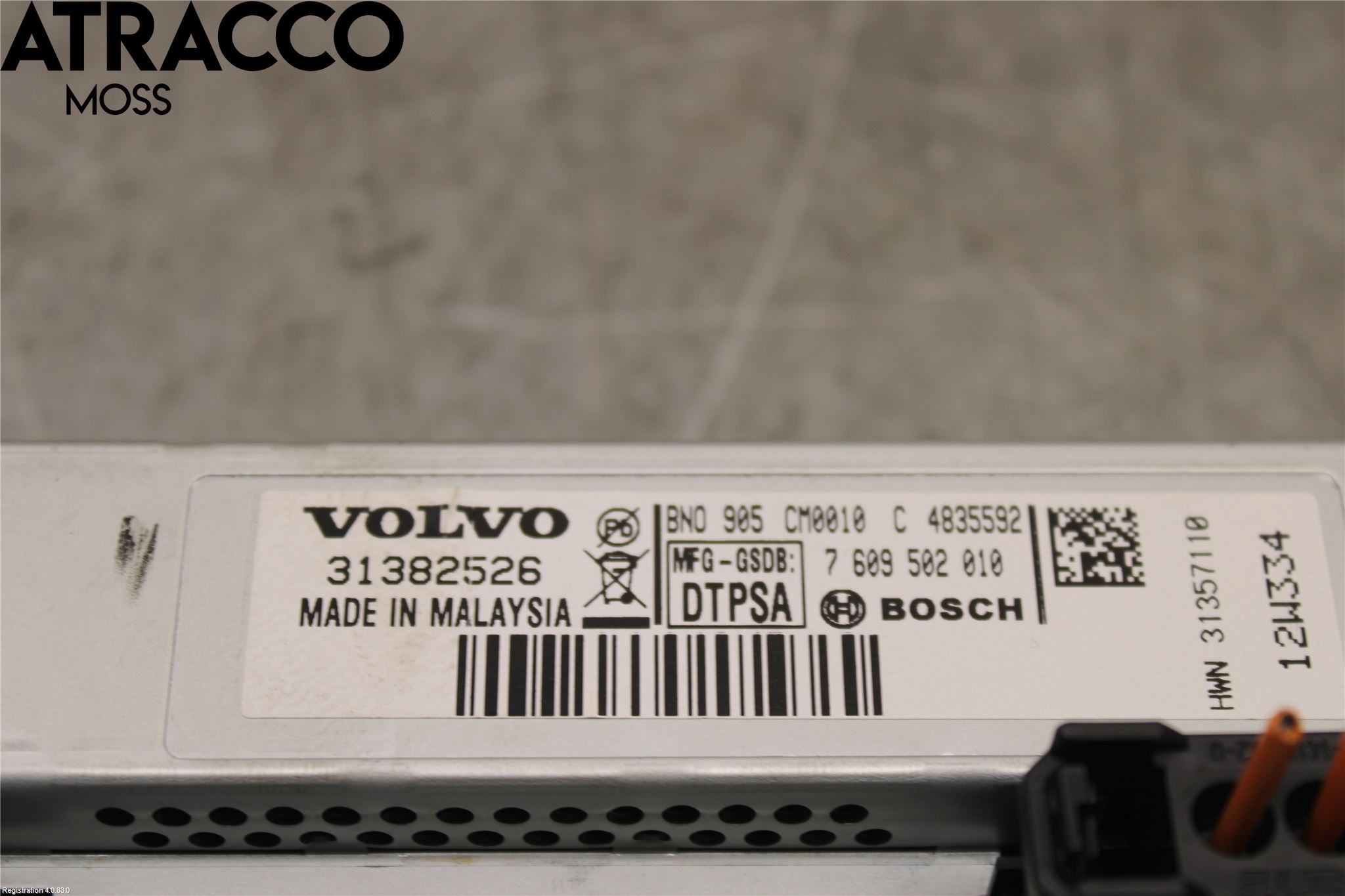 Volvo V40 12-19 Multifunktionsdisplay