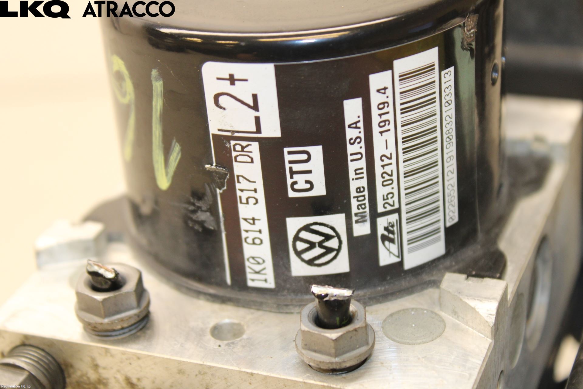 Volkswagen VW GOLF VI 09-13 Abs Hydraulikkaggregat