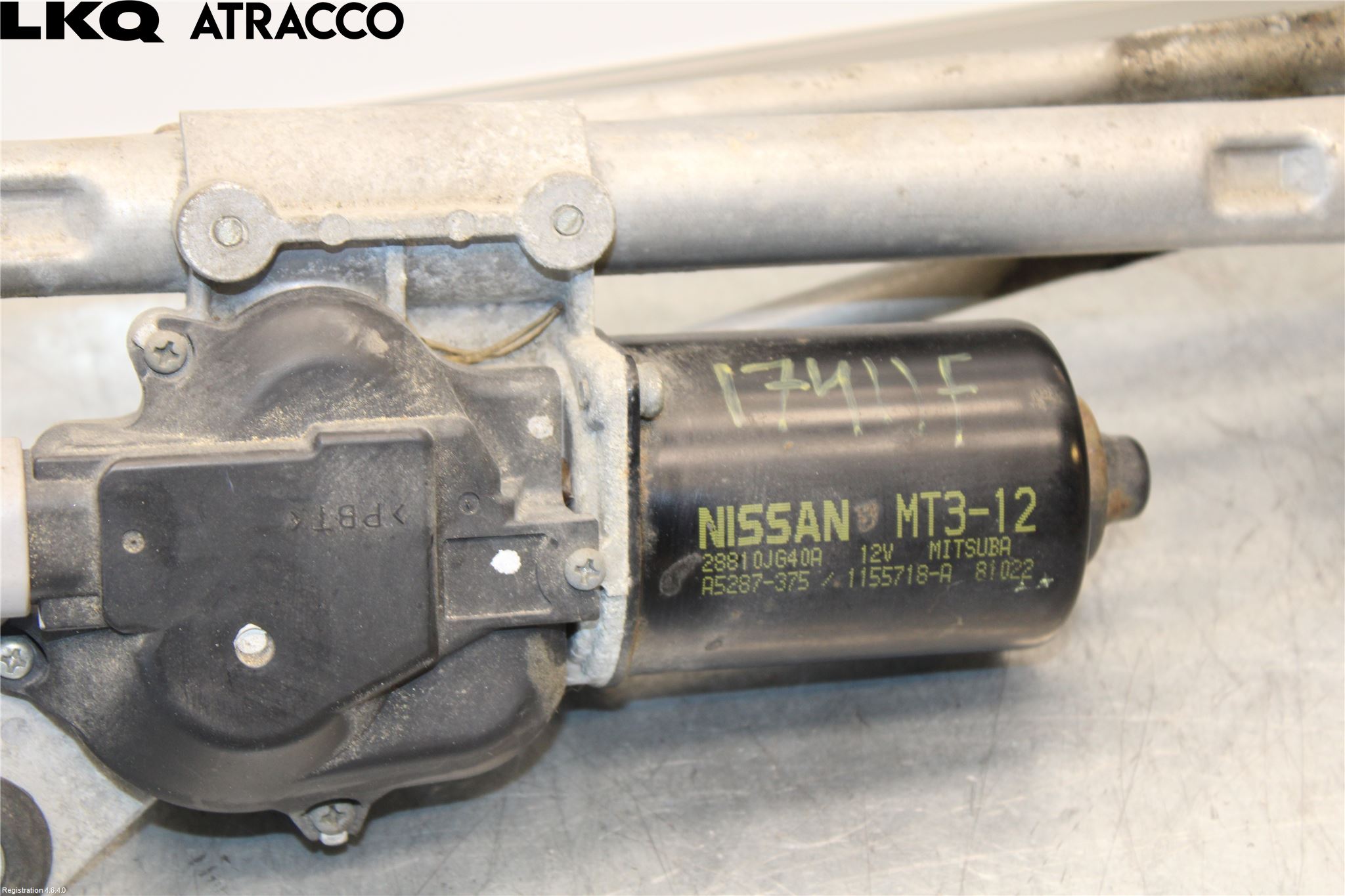 Nissan X-TRAIL 08-14 Viskermotor Frontrute