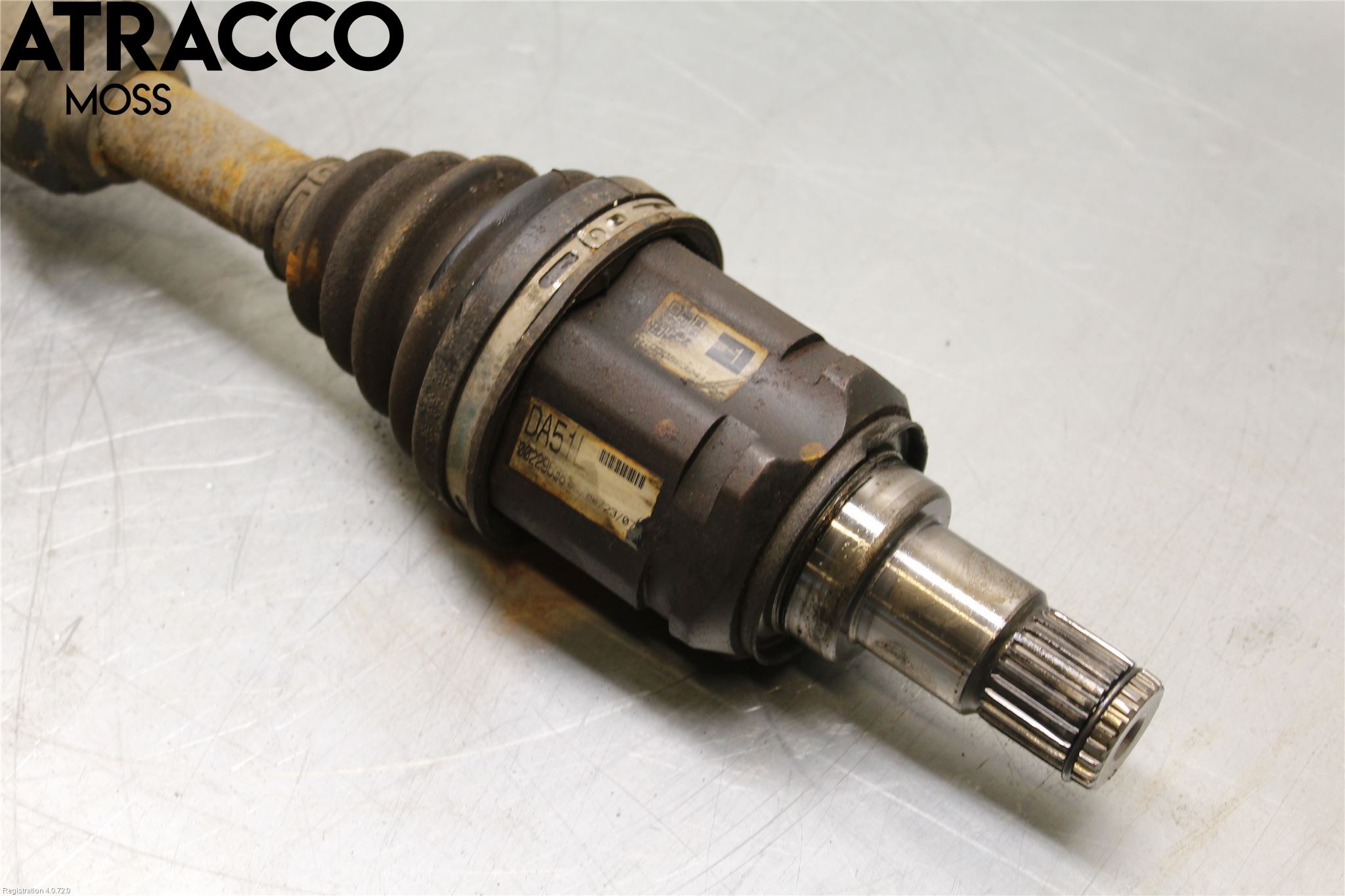 Toyota RAV 4 06-12 Drivaksel Foran Kompl Venstre