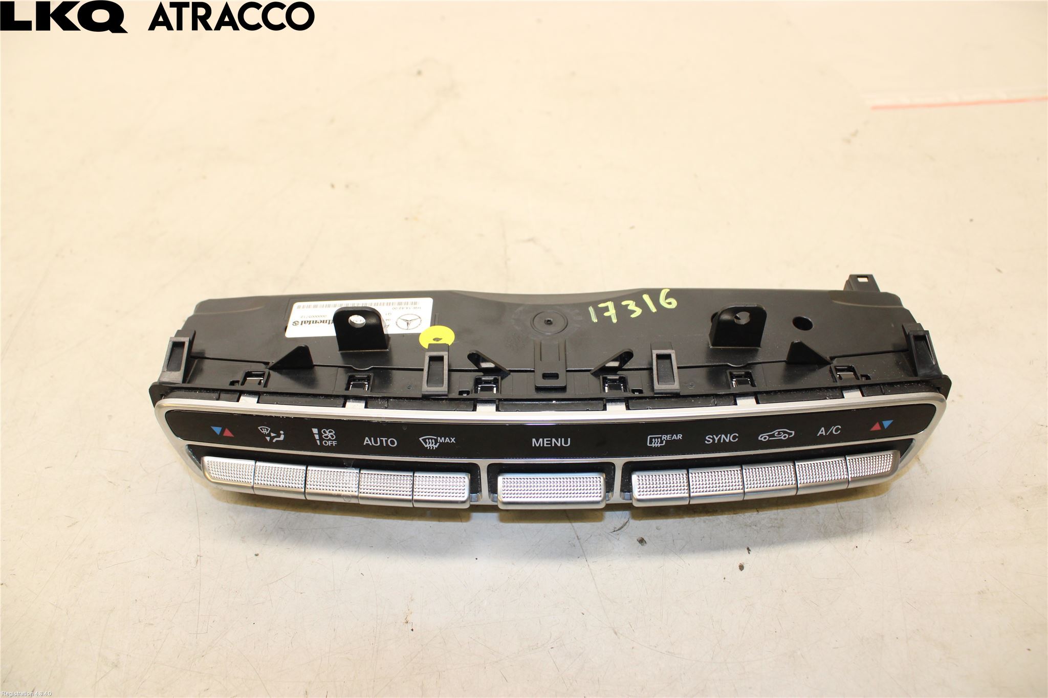Mercedes-Benz MB C-KLASS (W205) 14-21 Varmeapparat Panel(Regulering)