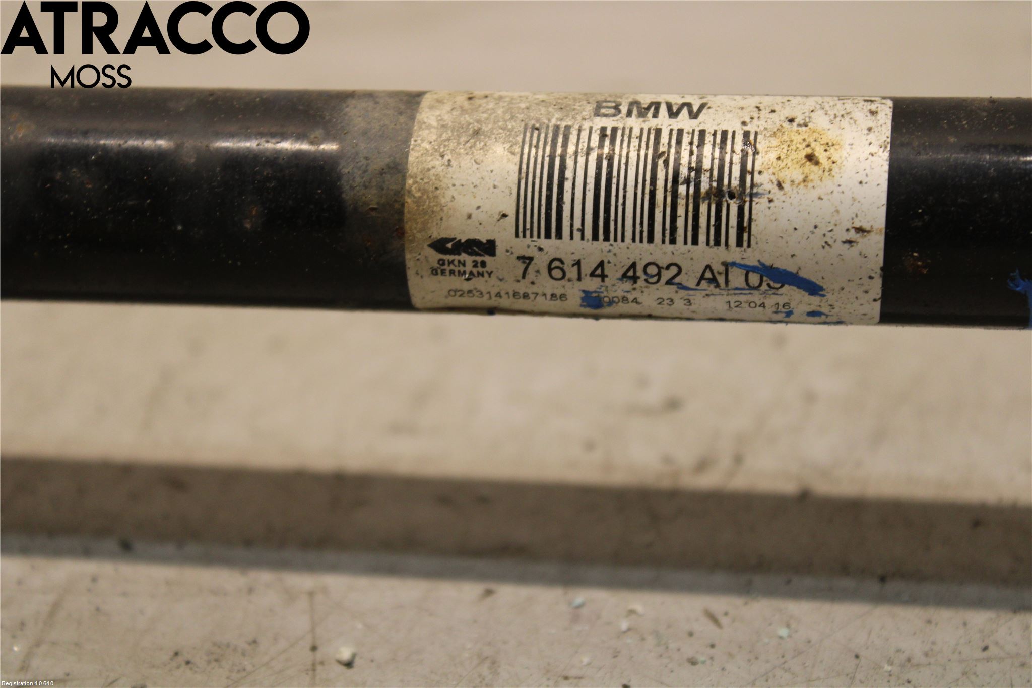 BMW X3 F25 10-17 Drivaksel Bak Kompl Høyre