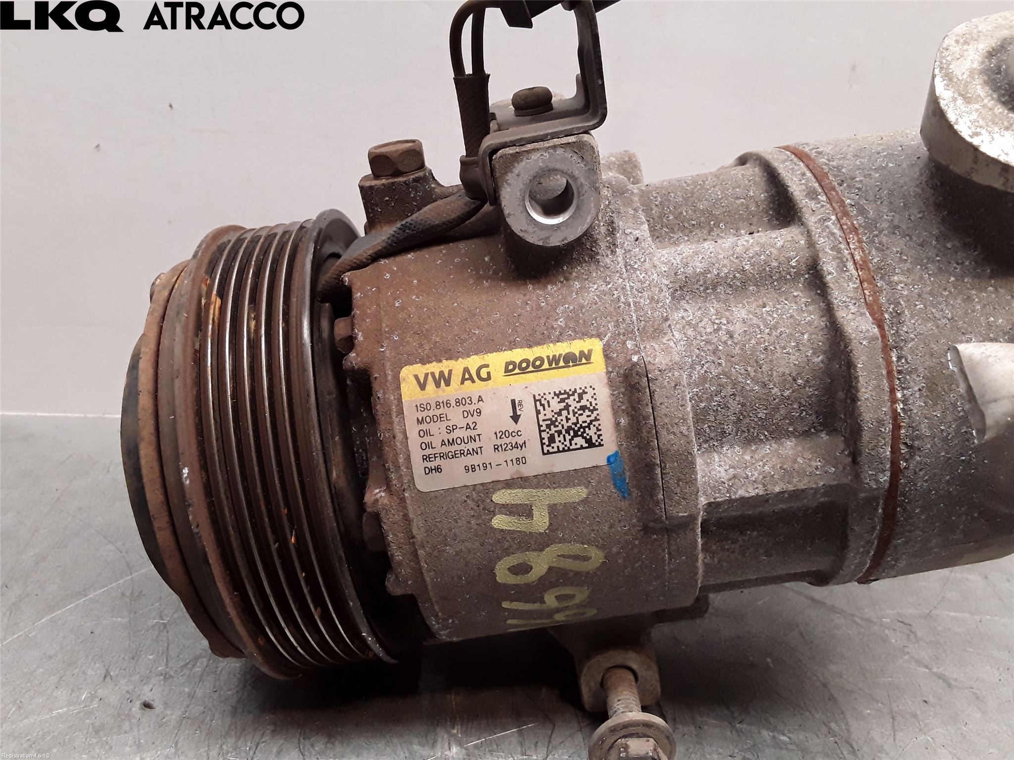 Volkswagen VW UP! / E-UP! Varme Ac Kompressor