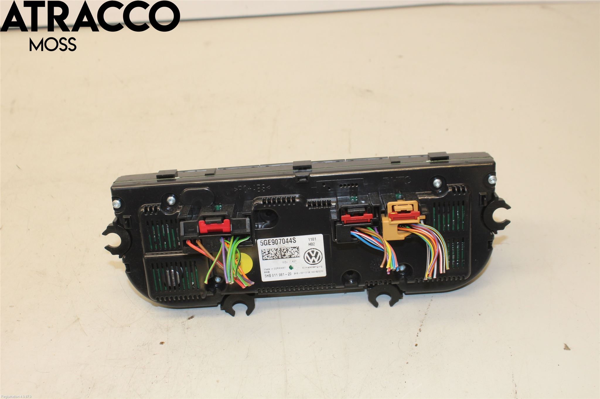 Volkswagen VW GOLF / E-GOLF VII 13-20 Varme Ac Betjening-Display