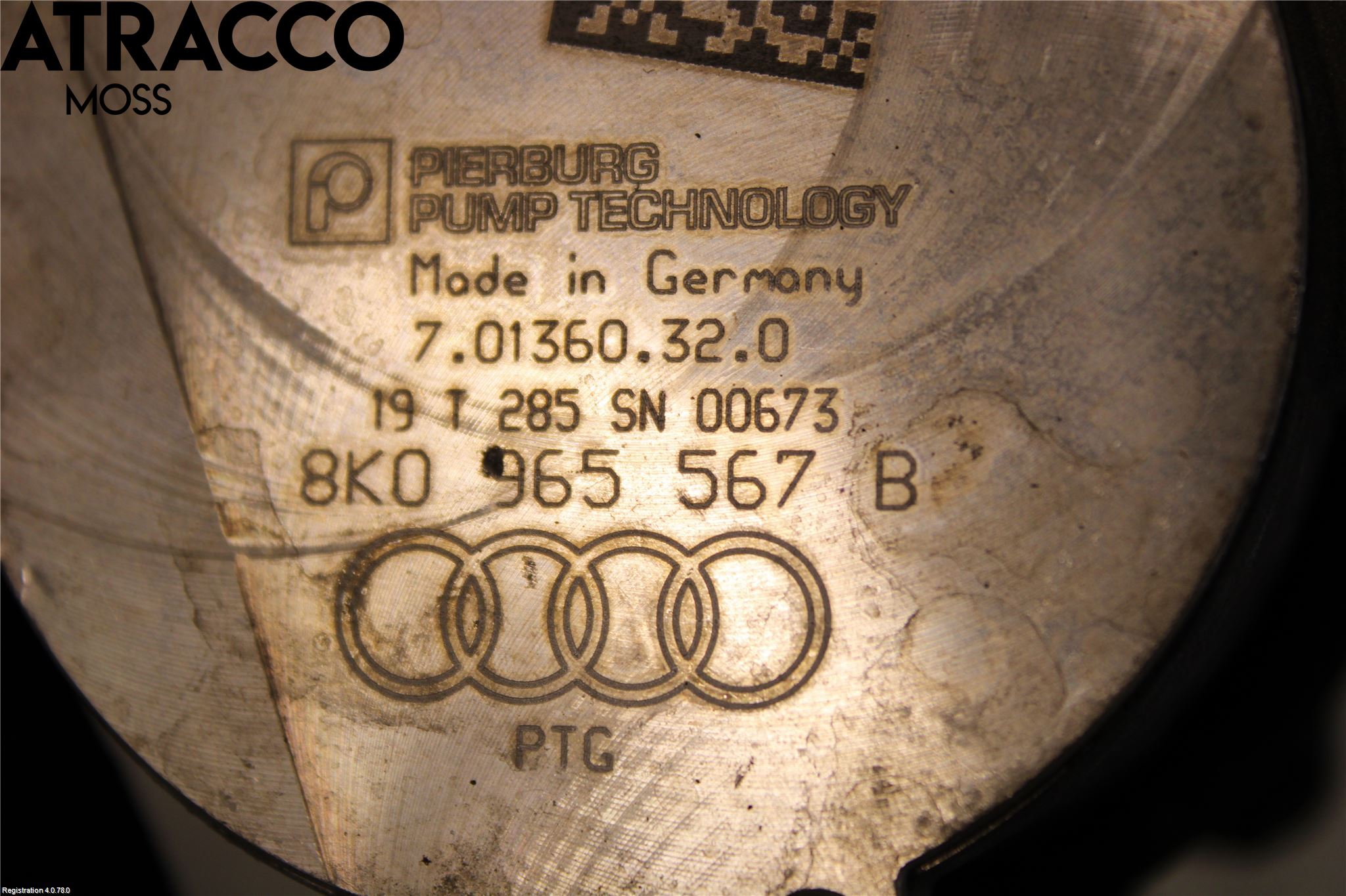 Porsche TAYCAN 20- Vannpumpe