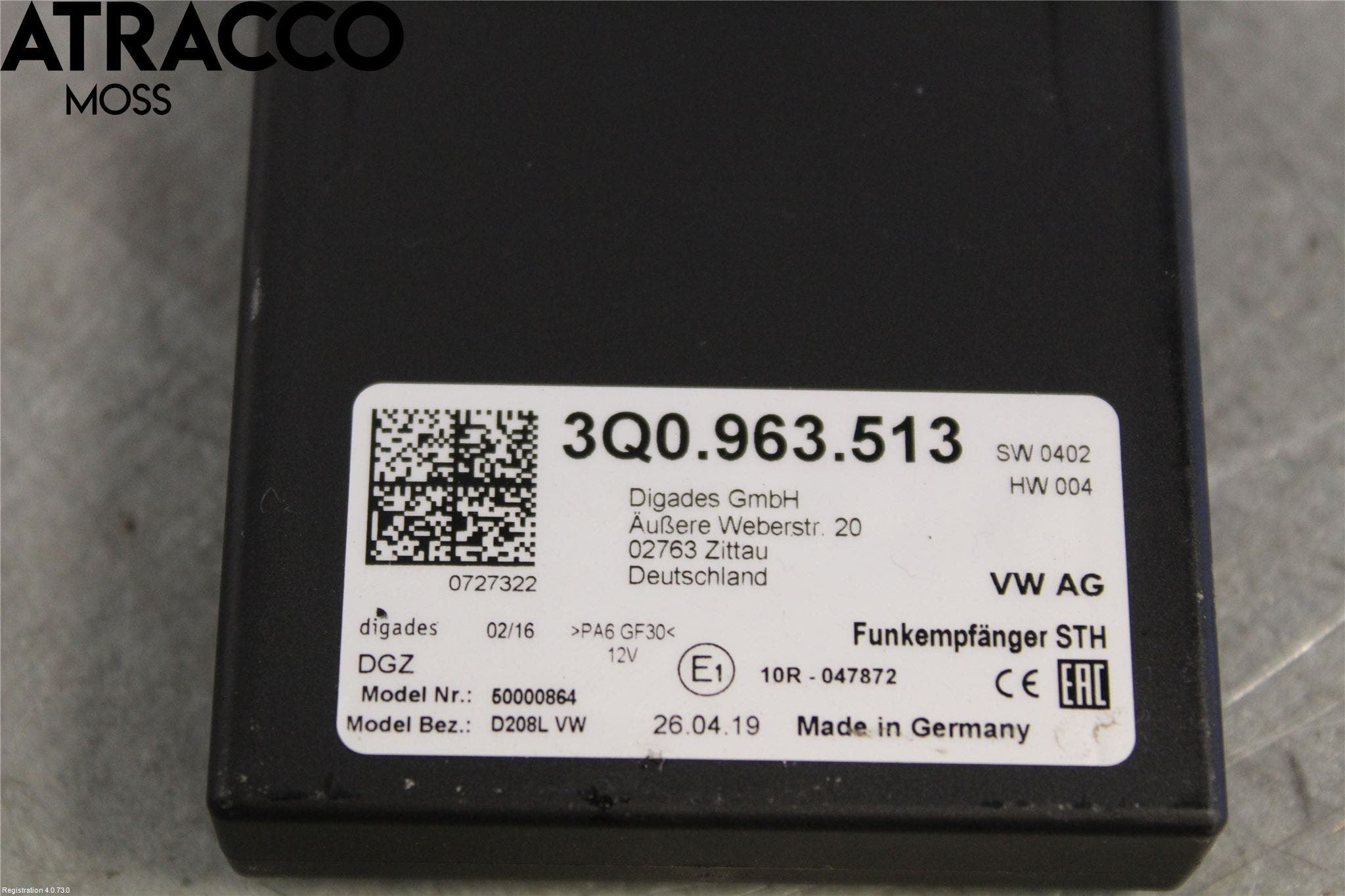 Skoda OCTAVIA (5E) 13-20 Styreenhet Øvrig