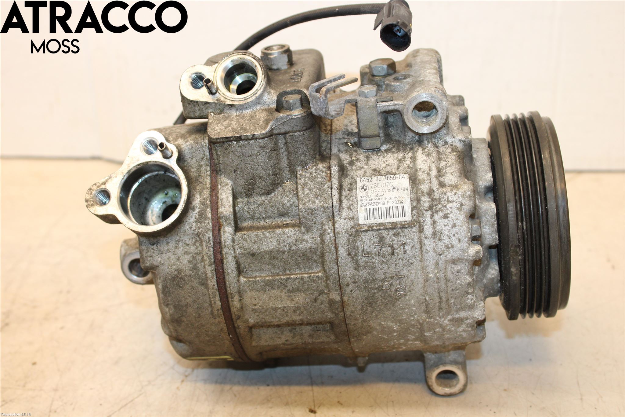 BMW 5 E60/61 Sed/Tou 02-10 Varme Ac Kompressor