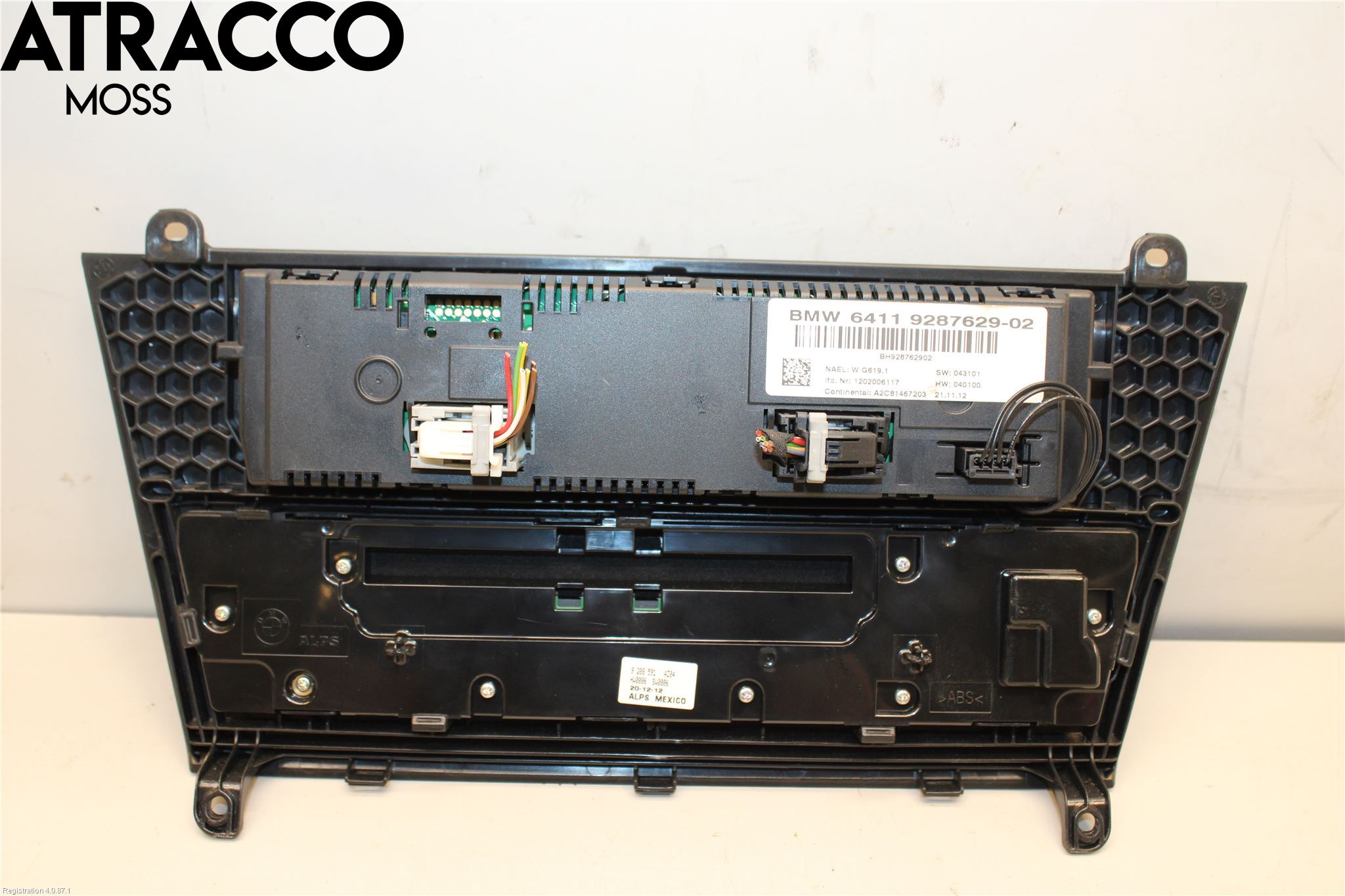 BMW X3 F25 10-17 Varme Ac Betjening-Display