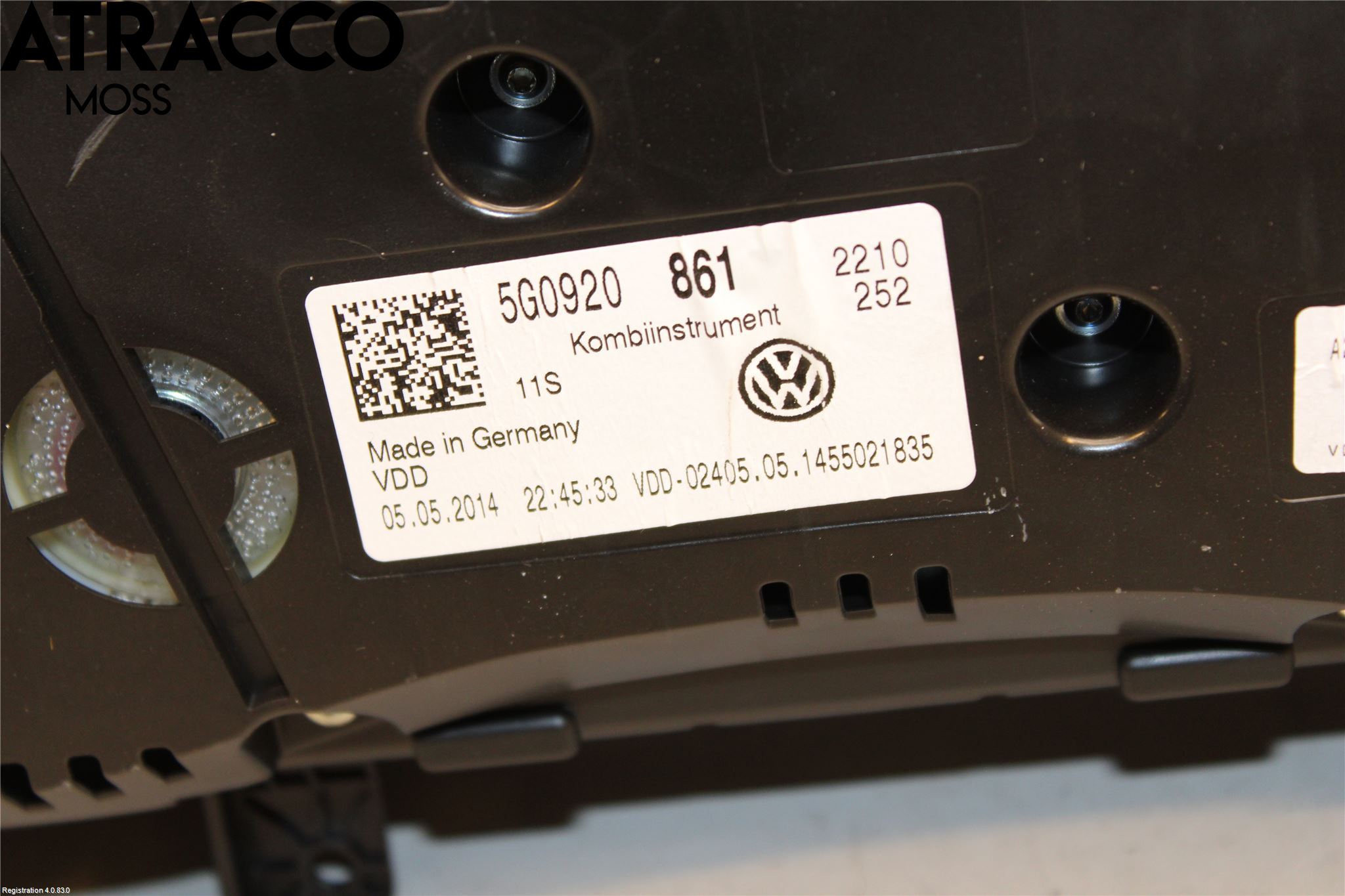 Volkswagen VW GOLF / E-GOLF VII 13-20 Instr Kombinert