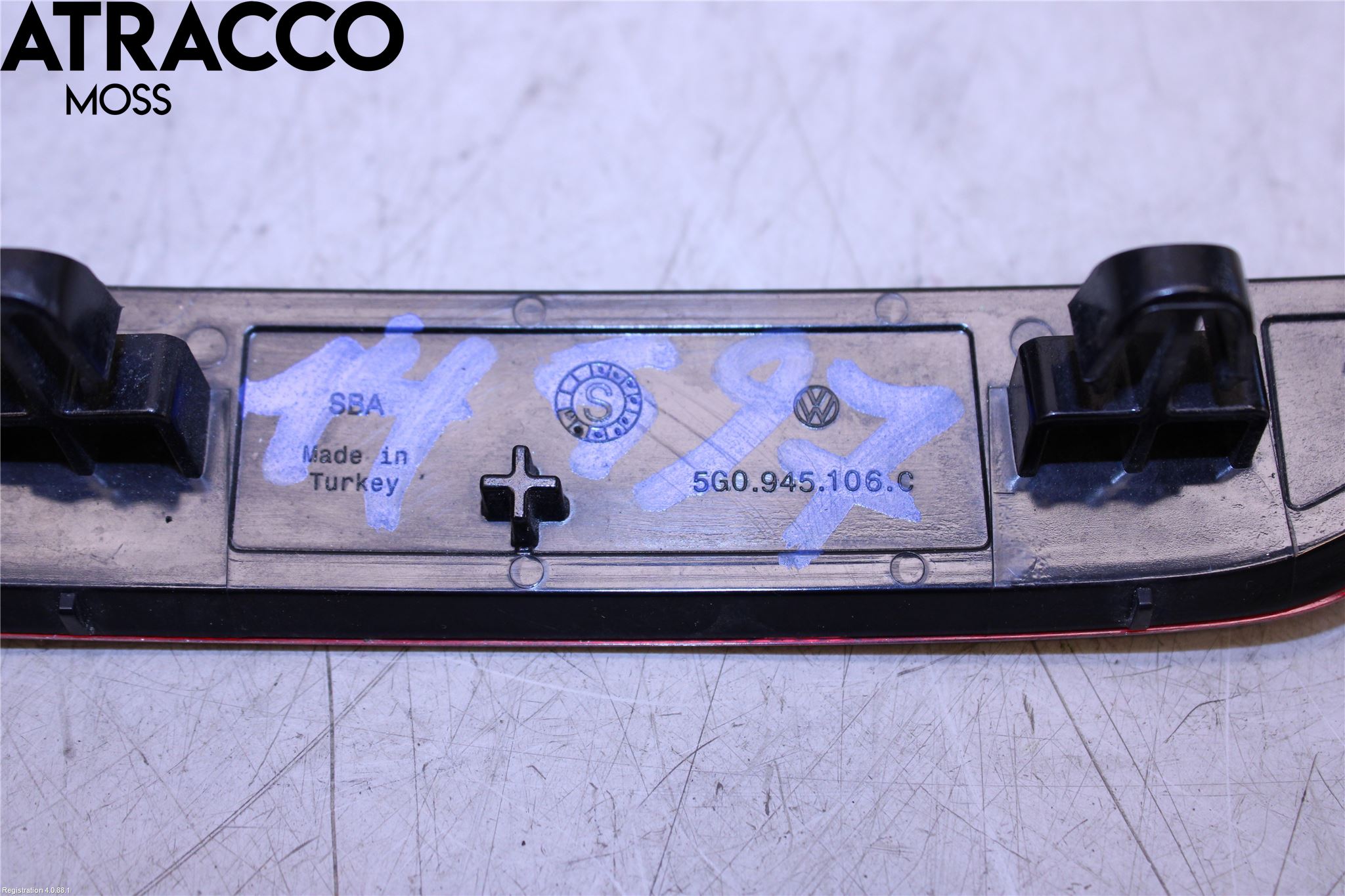 Volkswagen VW GOLF / E-GOLF VII 13-20 Refleks Bak