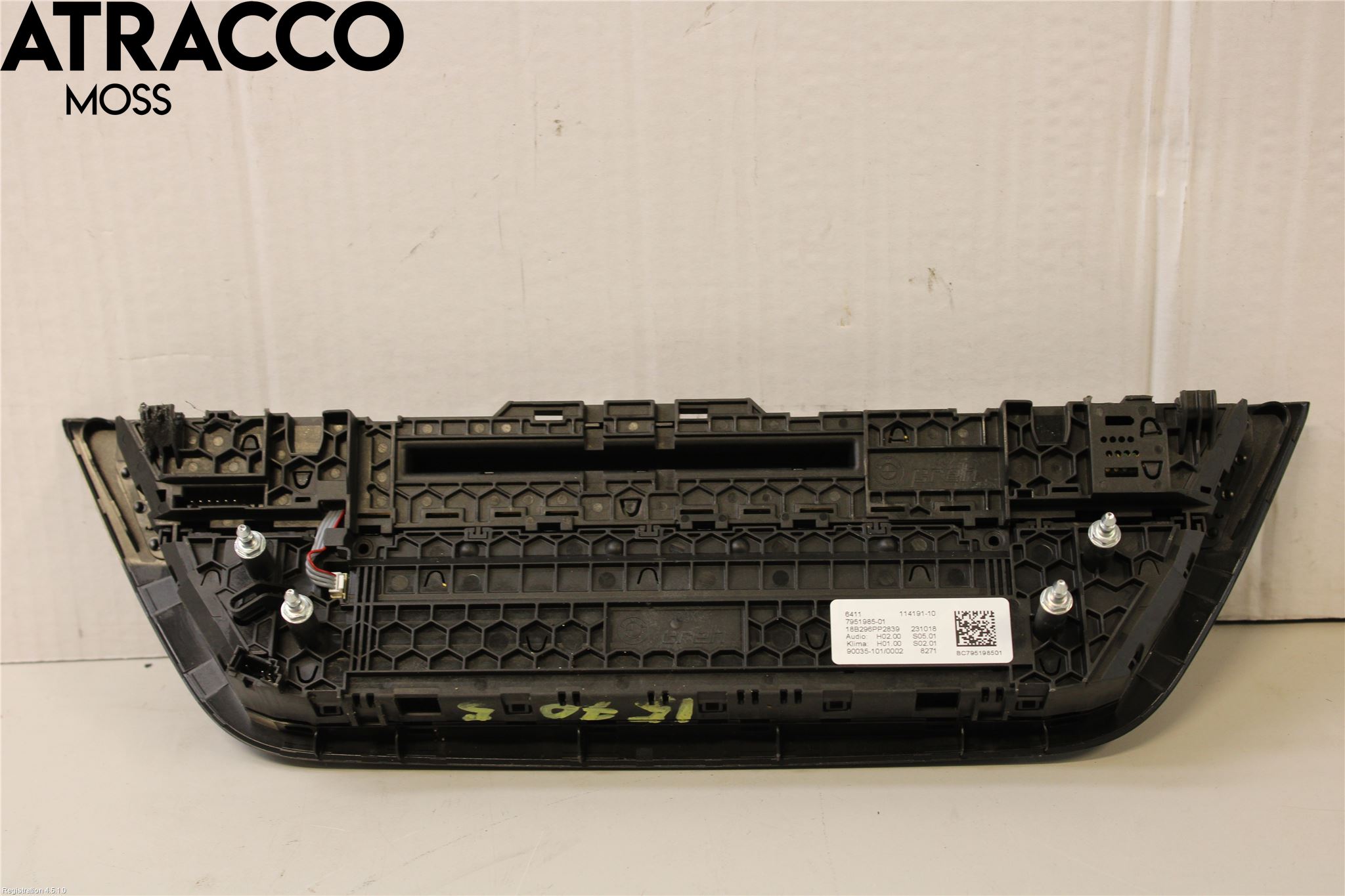 BMW X3 G01 18- Varme Ac Betjening-Display