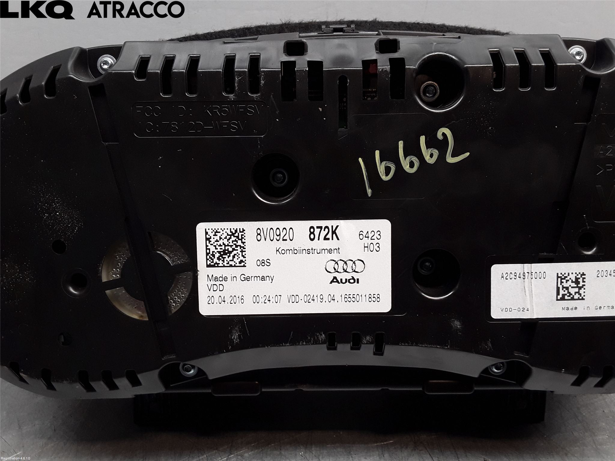 Audi A3/S3 05-13 Instr Kombinert