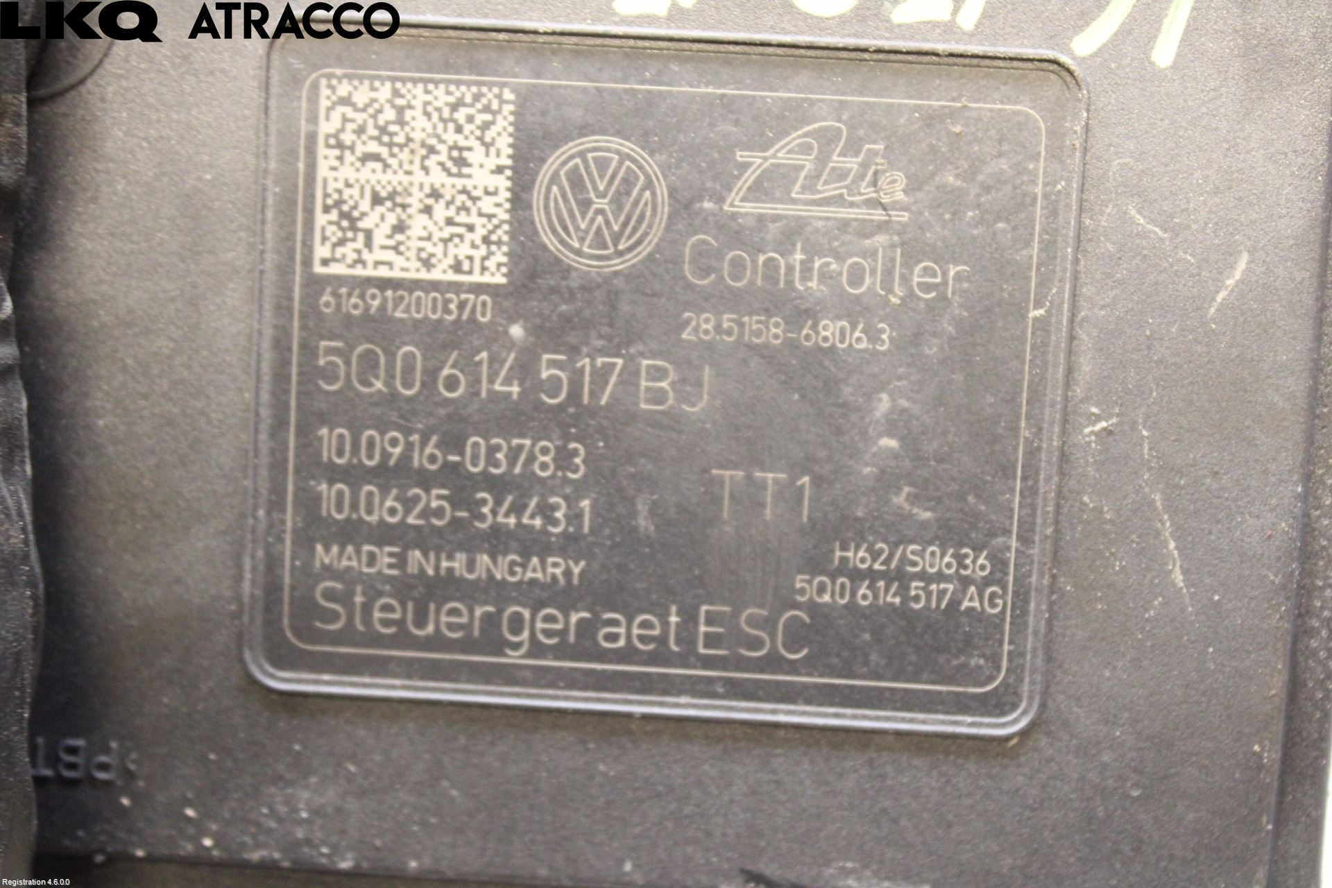 Volkswagen VW TOURAN 16- Abs Hydraulikkaggregat