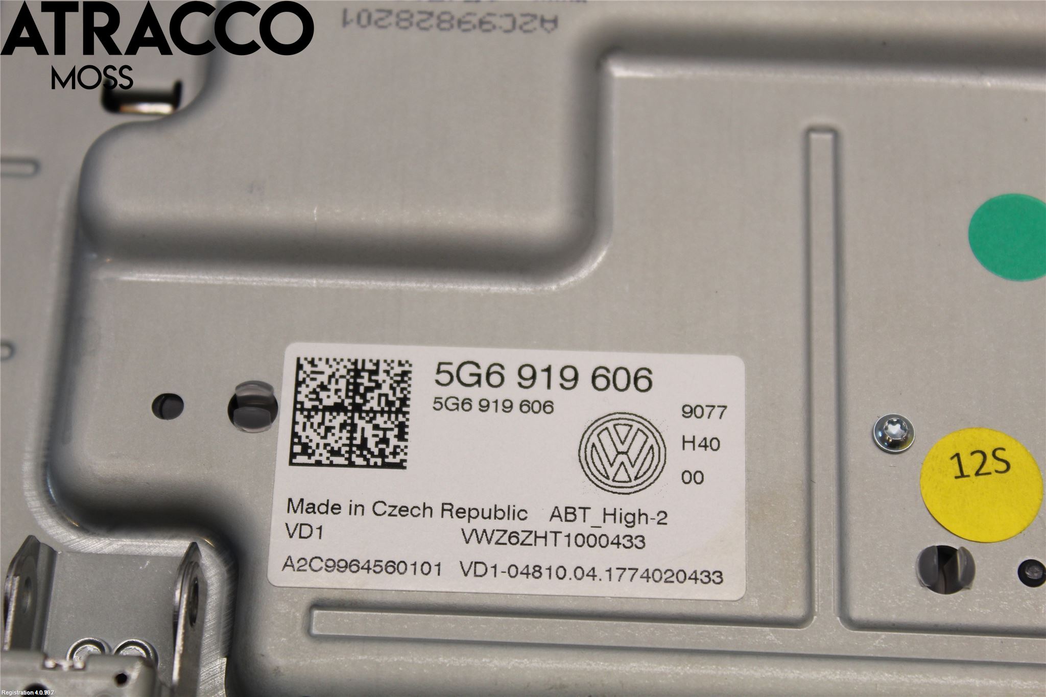 Volkswagen VW GOLF / E-GOLF VII 13-20 Multifunktionsdisplay