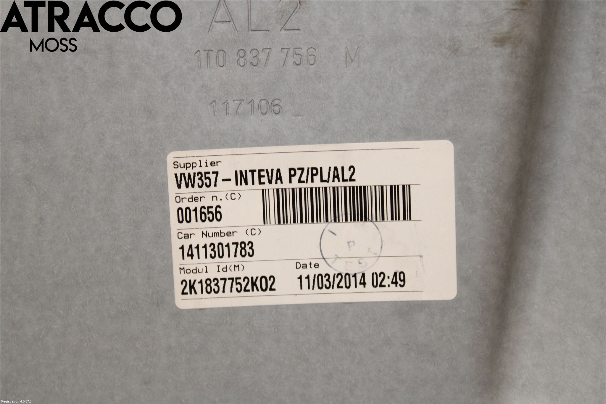 Volkswagen VW CADDY 11-15 Vindusheis El Komp