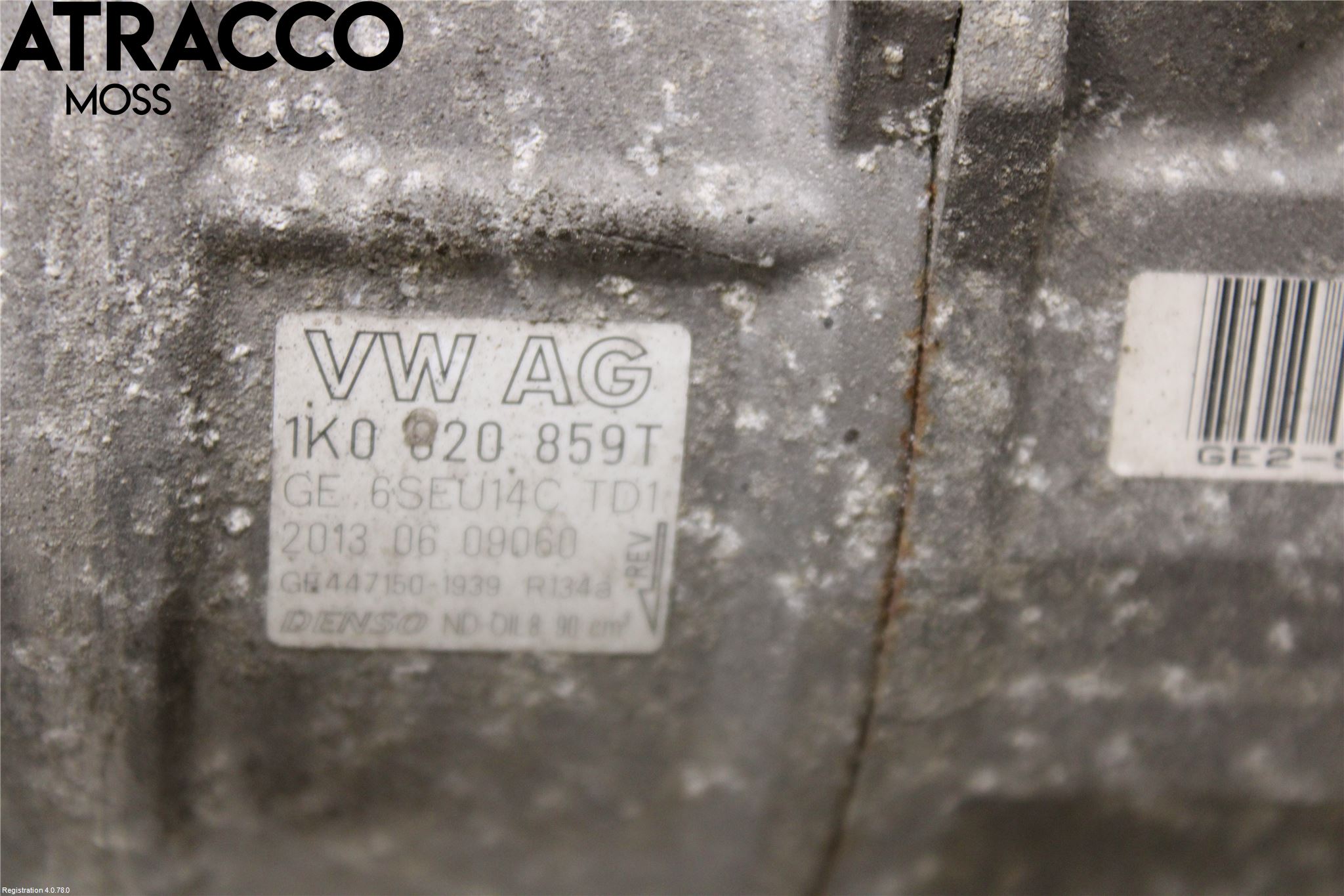 Volkswagen VW CADDY 11-15 Varme Ac Kompressor