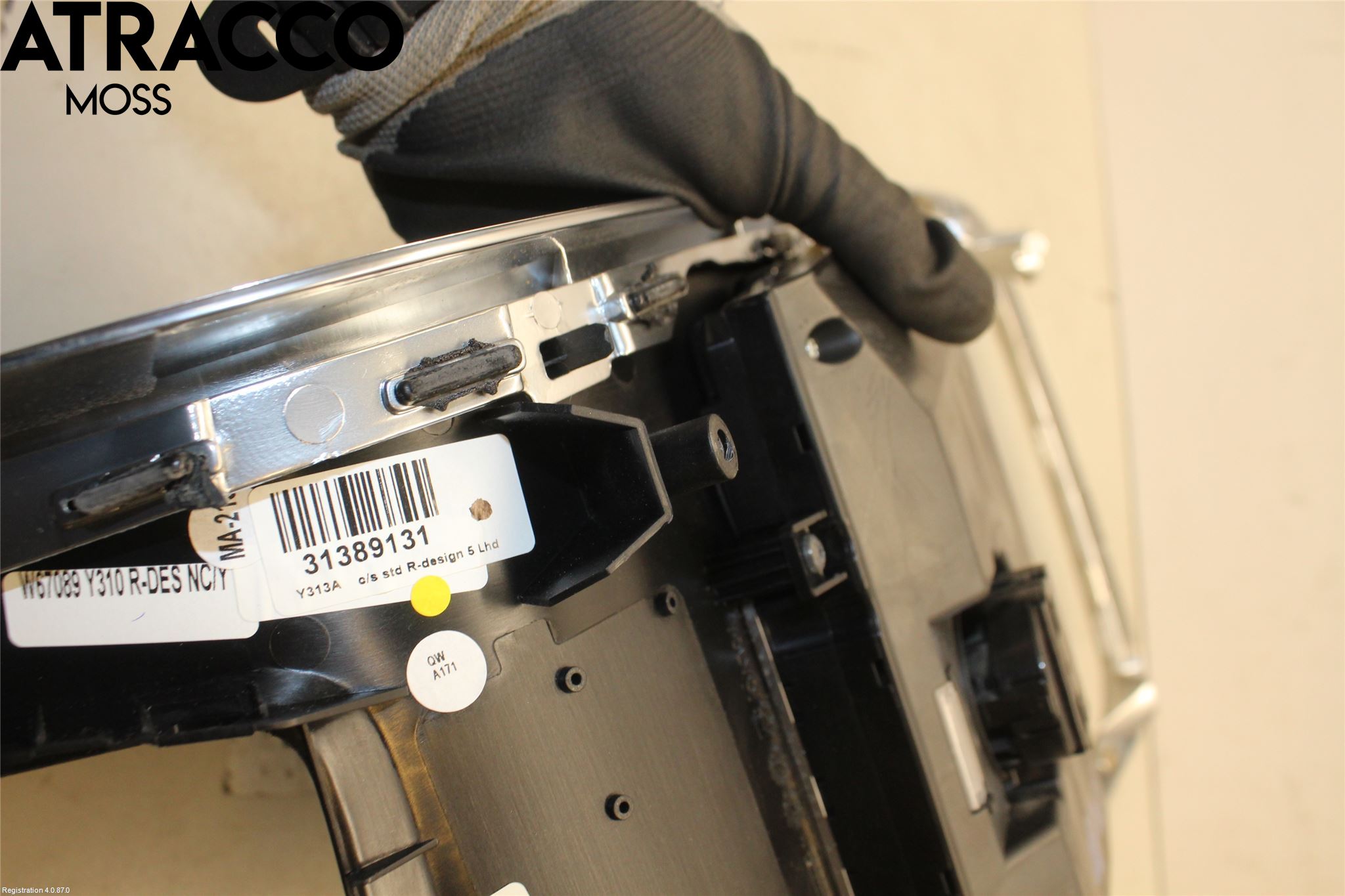 Volvo XC60 14-17 Varme Ac Betjening-Display