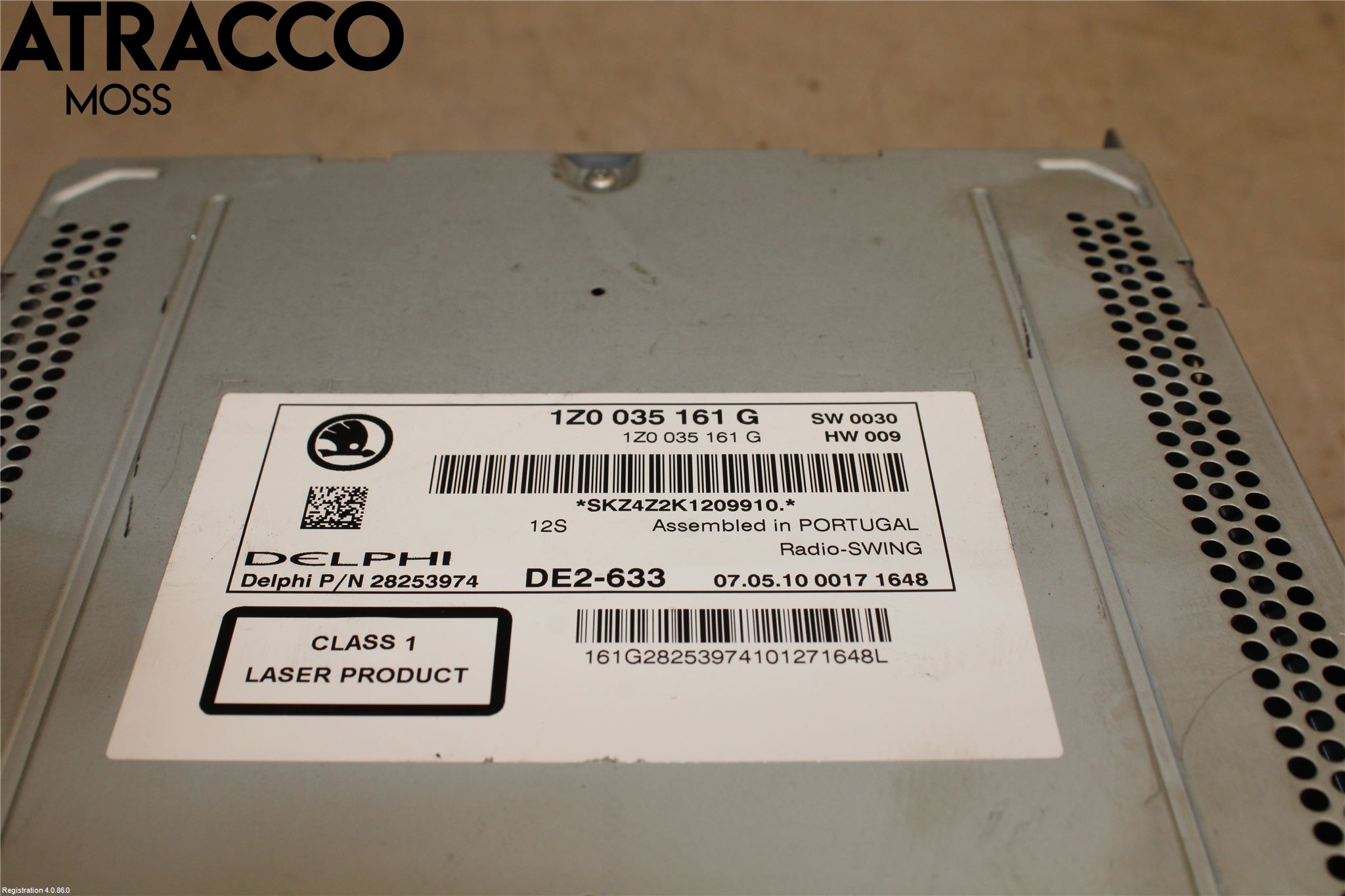 Skoda OCTAVIA (1Z) 05-13 Stereo Radio Med Cd