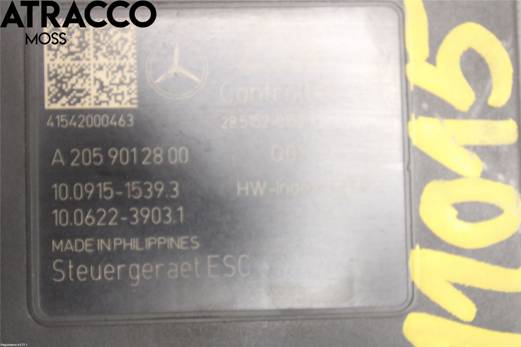 Mercedes-Benz MB C-KLASS (W205) 14-21 Abs Hydraulikkaggregat