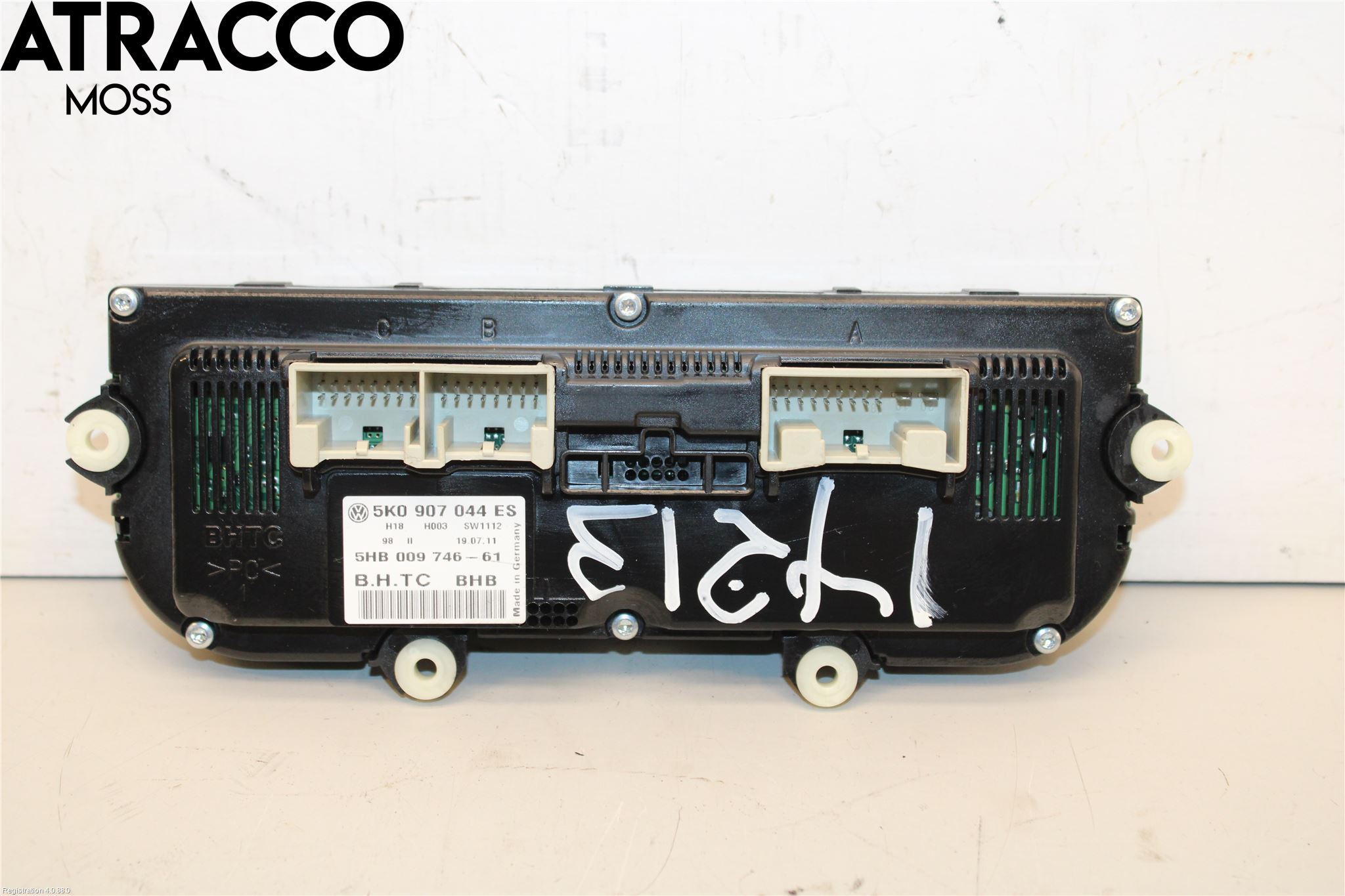 Volkswagen VW GOLF VI 09-13 Varme Ac Betjening-Display