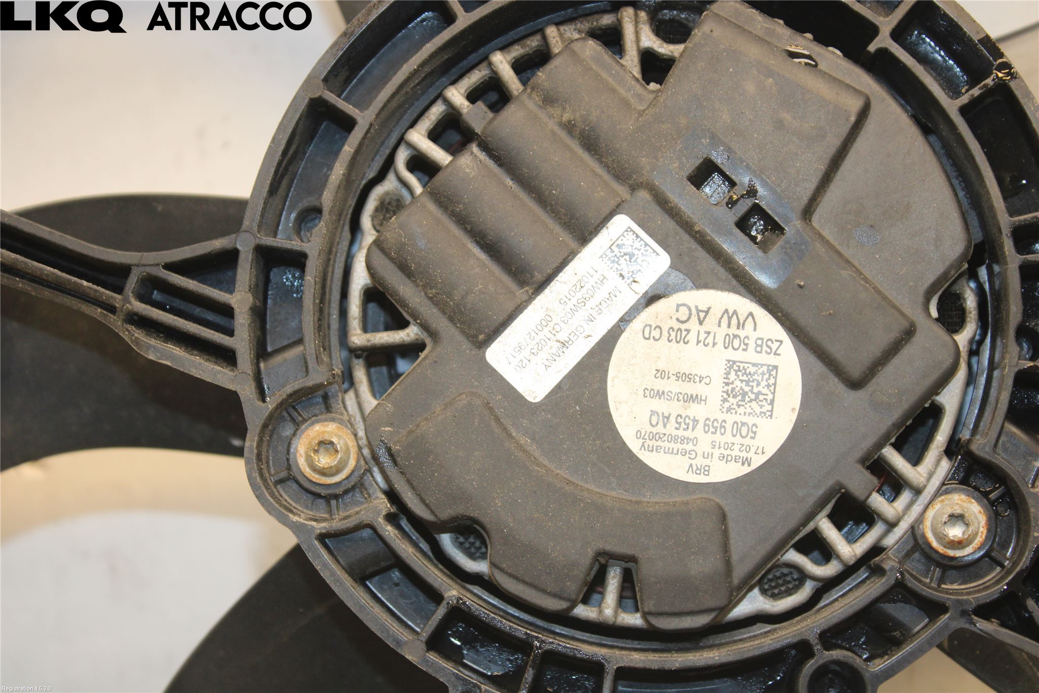 Volkswagen VW GOLF / E-GOLF VII 13-20 Kjølevifte Elektrisk