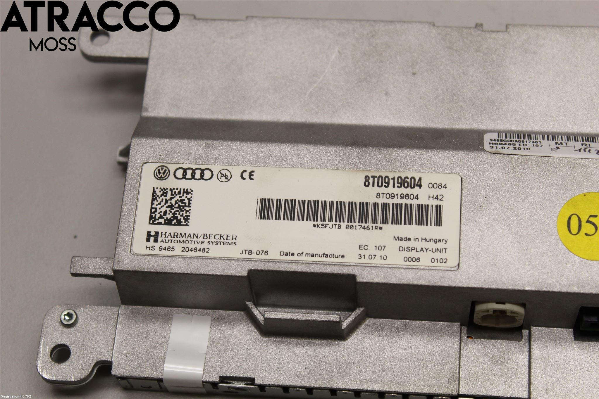 Audi A4/S4 08-11 Multifunktionsdisplay