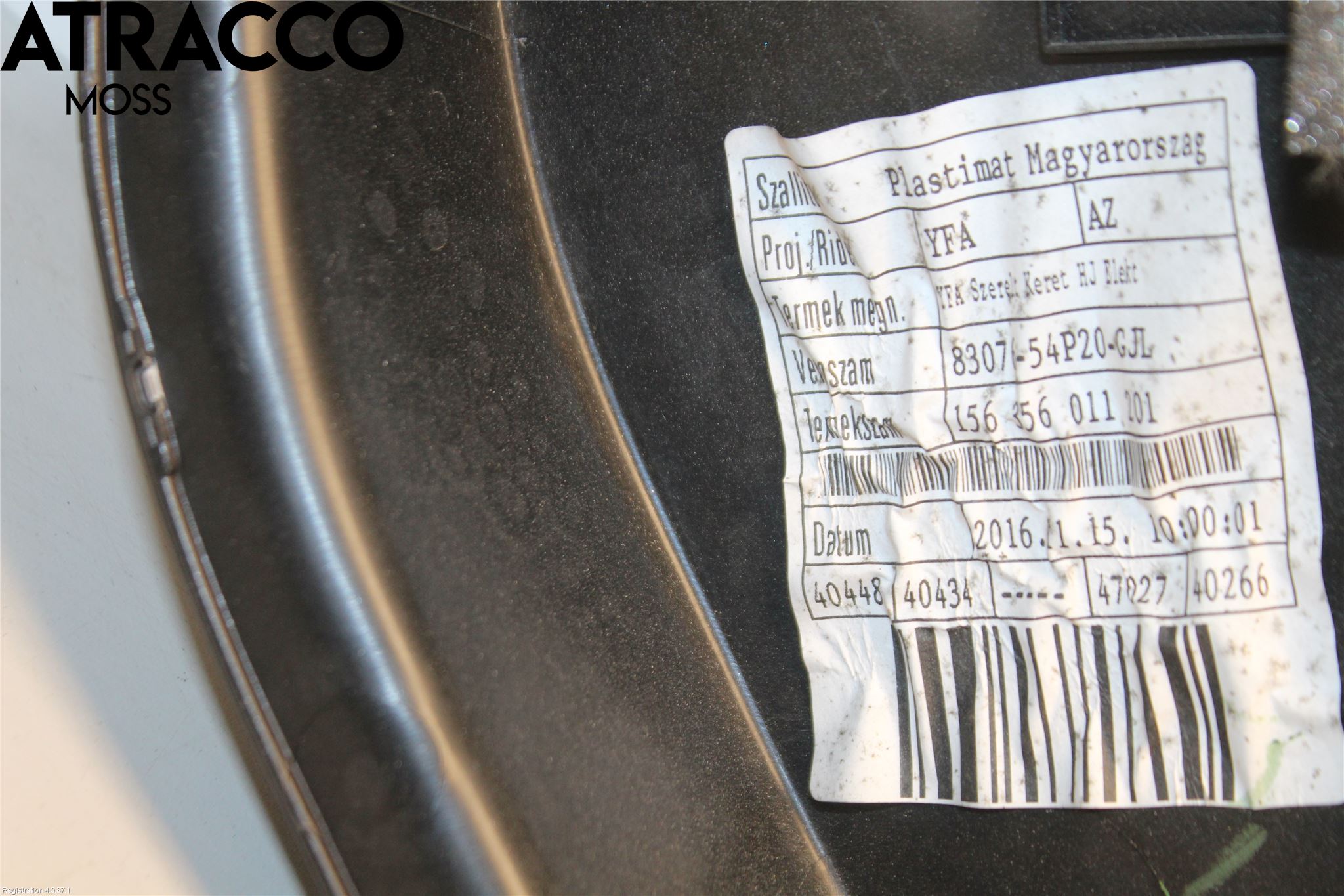 Toyota YARIS XP130 12-14 Innr Dørtrekk Høyre