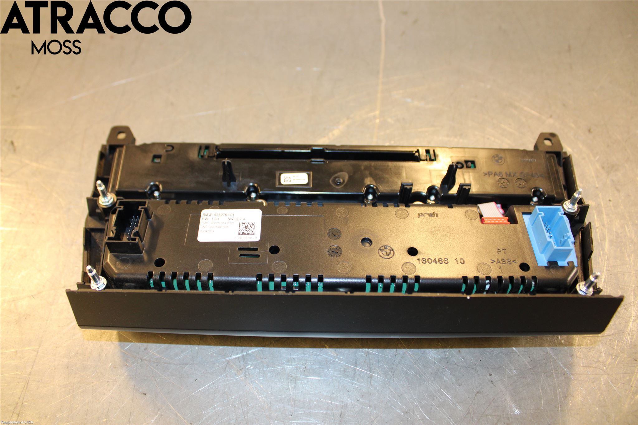 BMW 5 F10/F11/F18 09-17 Varme Ac Betjening-Display
