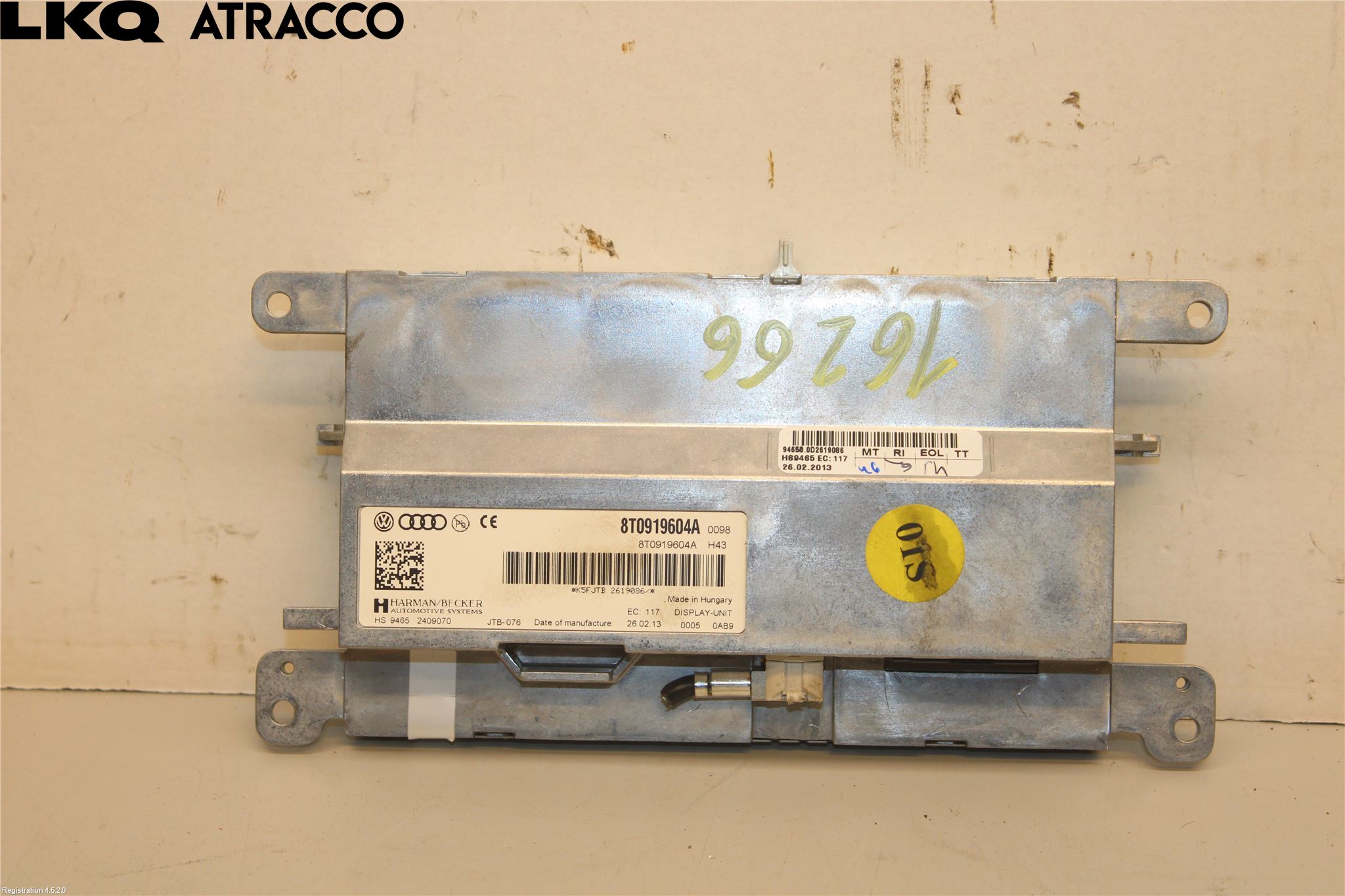 Audi A4/S4 08-11 Multifunktionsdisplay