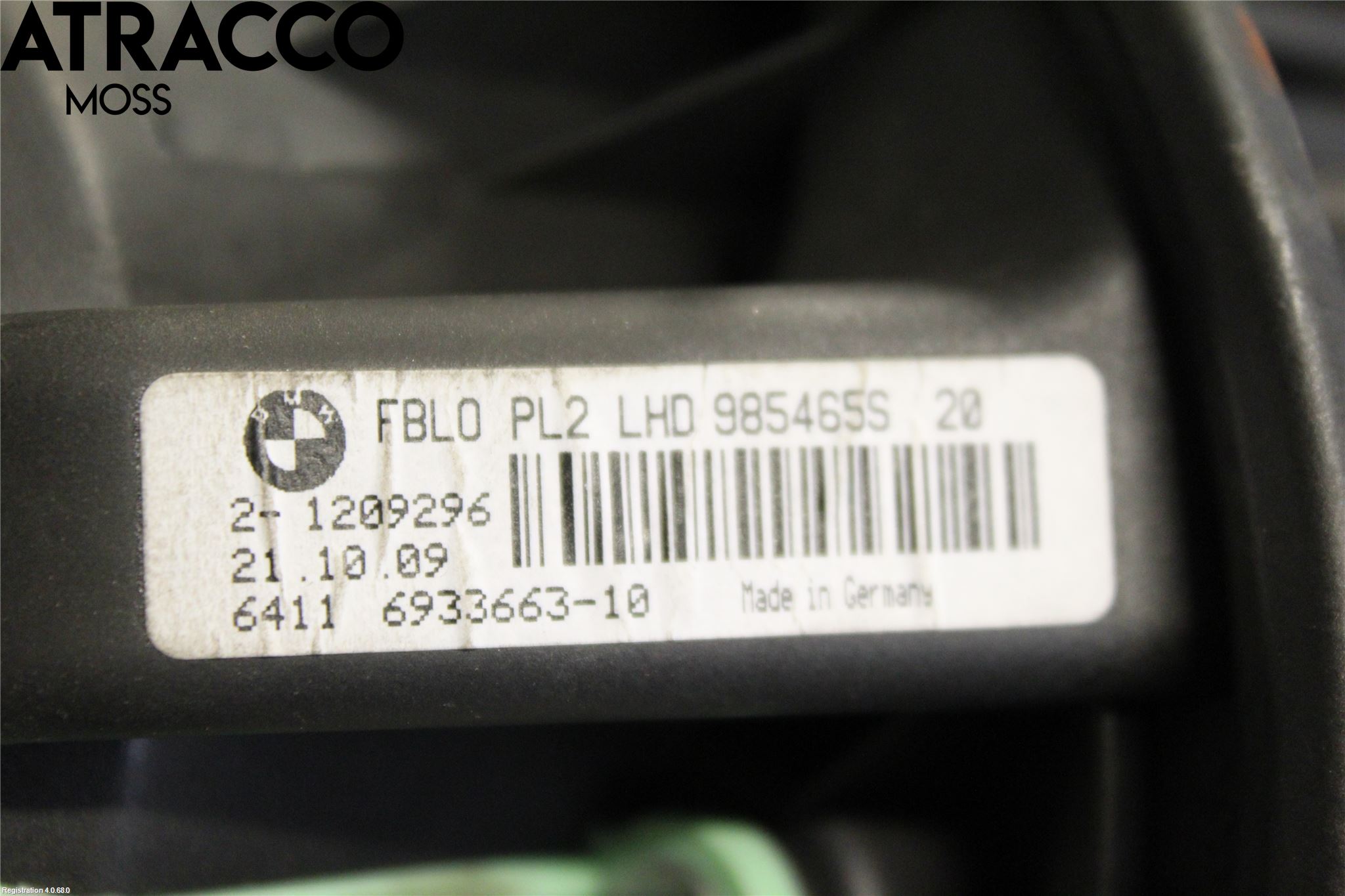 BMW 3 E90/91 SED/TOU 05-12 Varme Ac Varmeapparatvifte