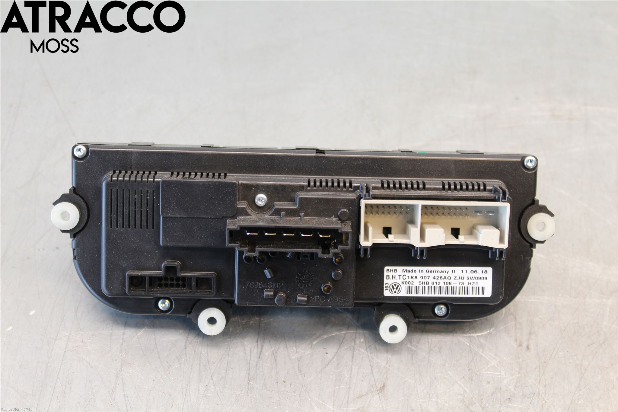 Volkswagen VW CADDY 16-20 Varme Ac Betjening-Display