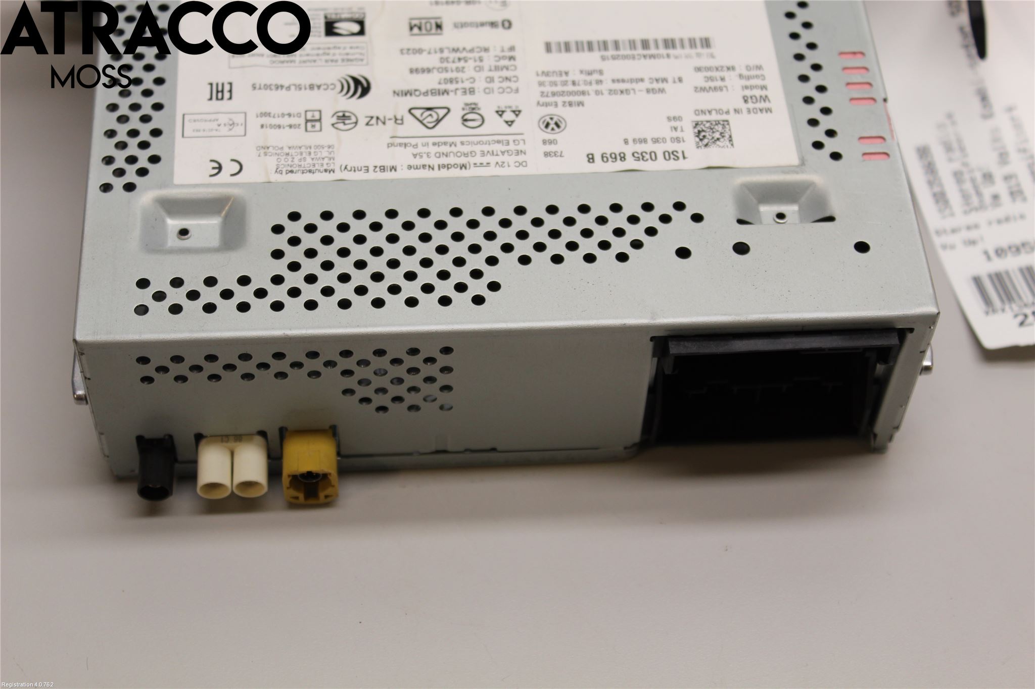 Volkswagen VW UP! / E-UP! Stereo Radio