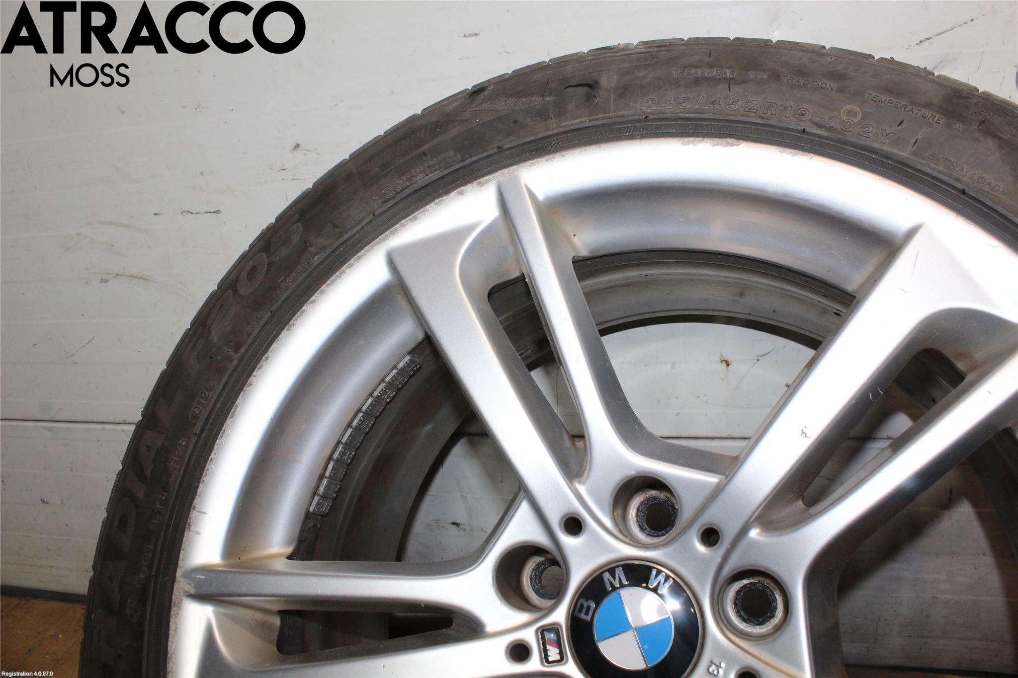 BMW X3 F25 10-17 Dekk Sommer På Felg