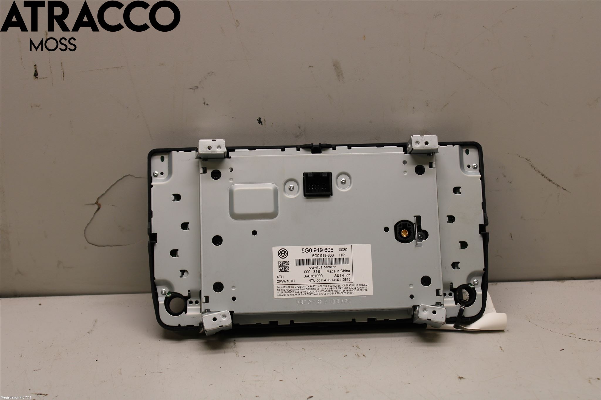 Volkswagen VW GOLF / E-GOLF VII 13-20 Multifunktionsdisplay