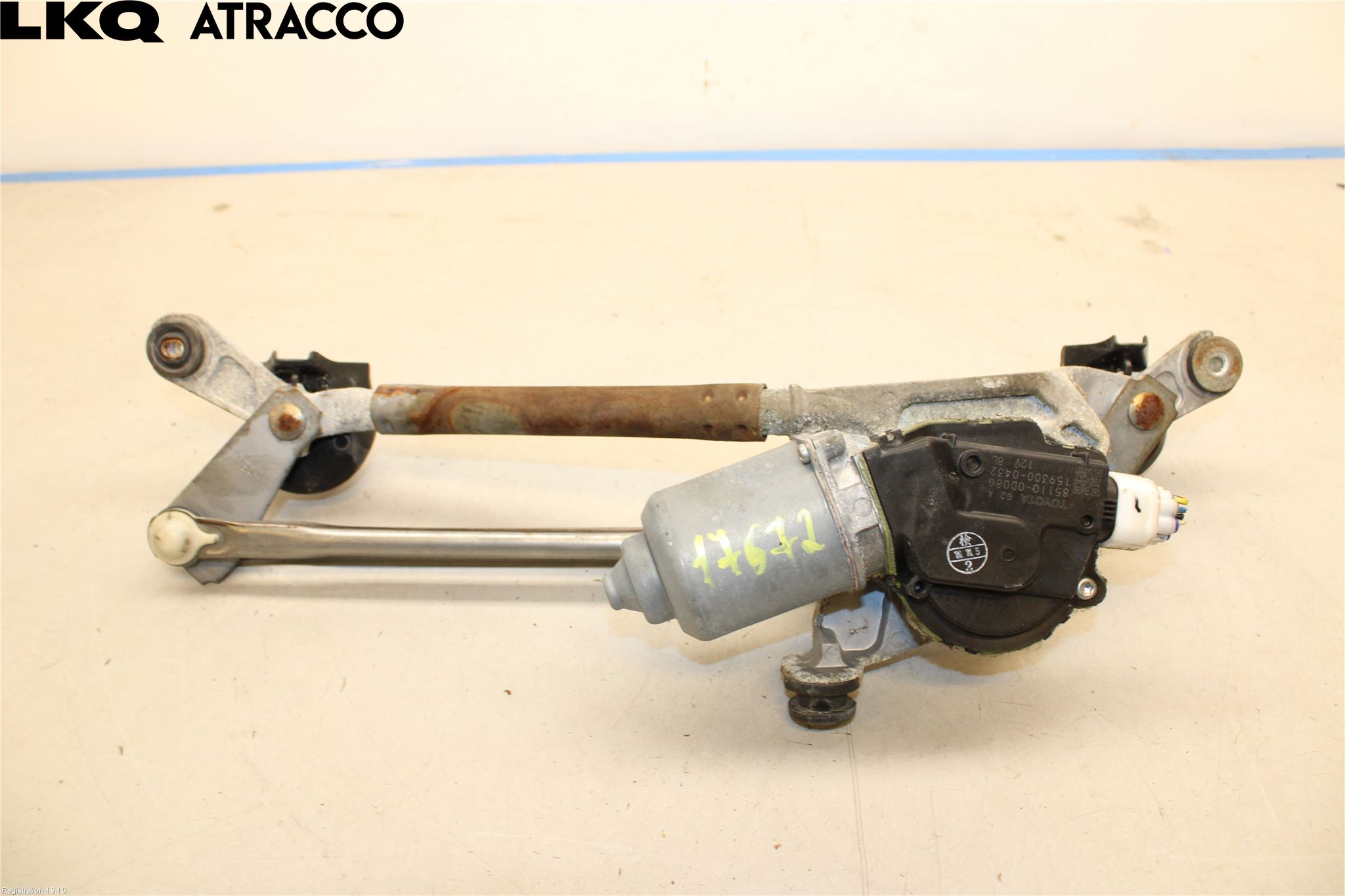 Toyota YARIS XP90 06-11 Viskermotor Frontrute