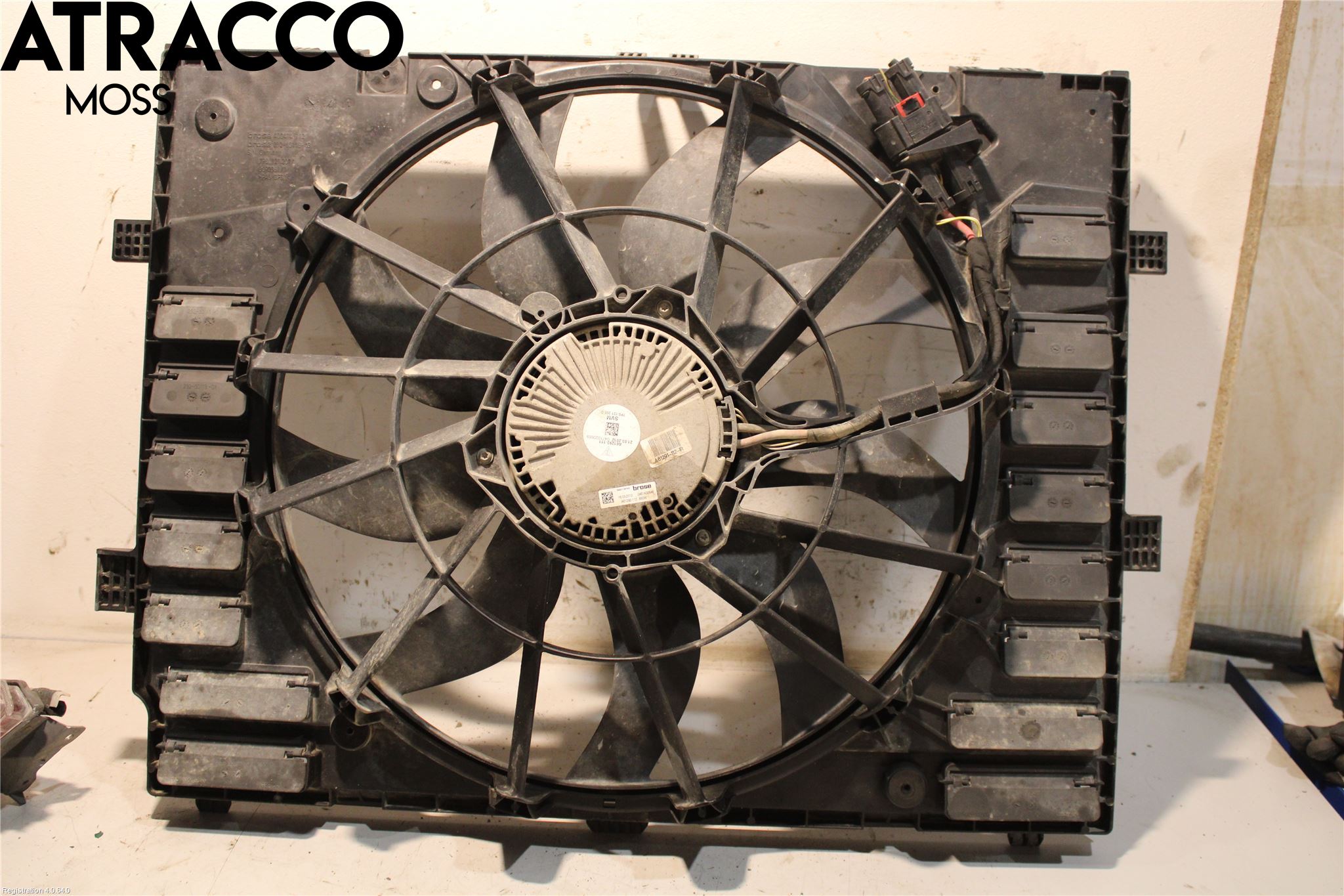 Porsche CAYENNE 03- Kjølevifte Elektrisk