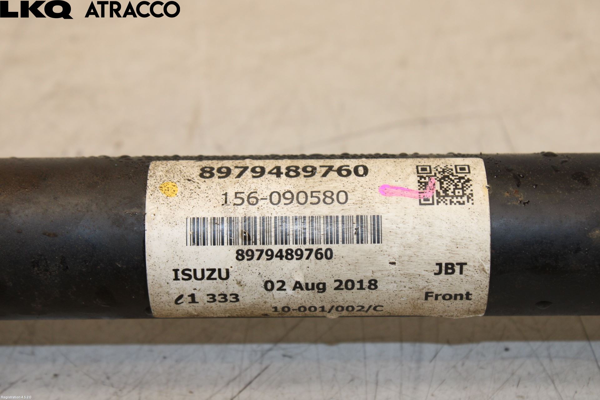 Isuzu D-MAX Mellomaksel Fremre 4Wd