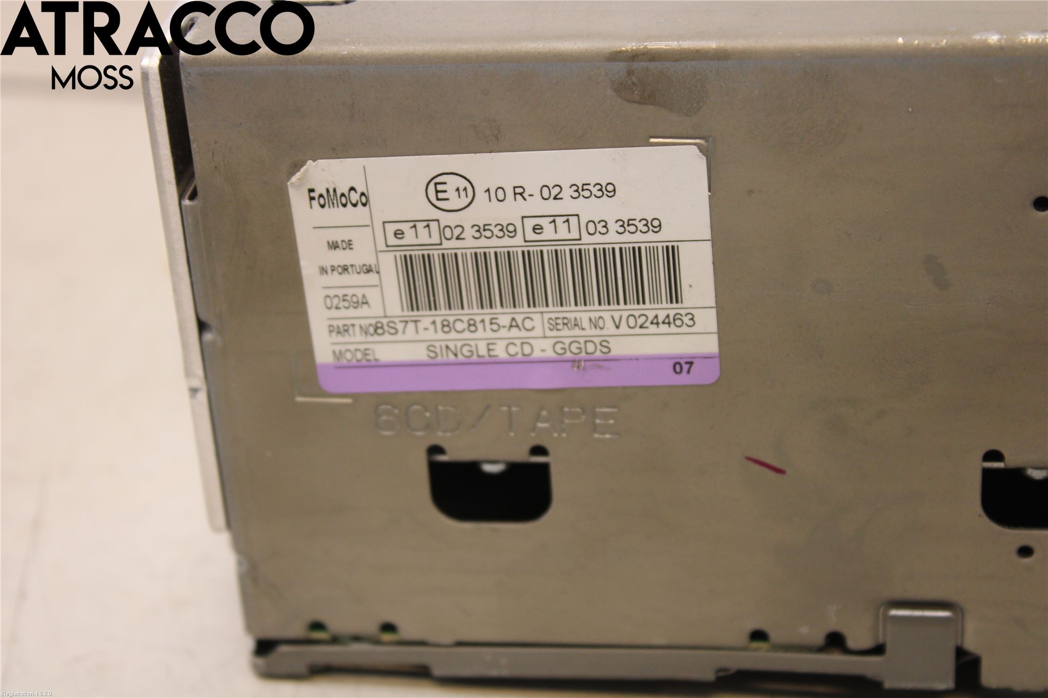 Ford MONDEO 07-15 Stereo Radio Med Cd