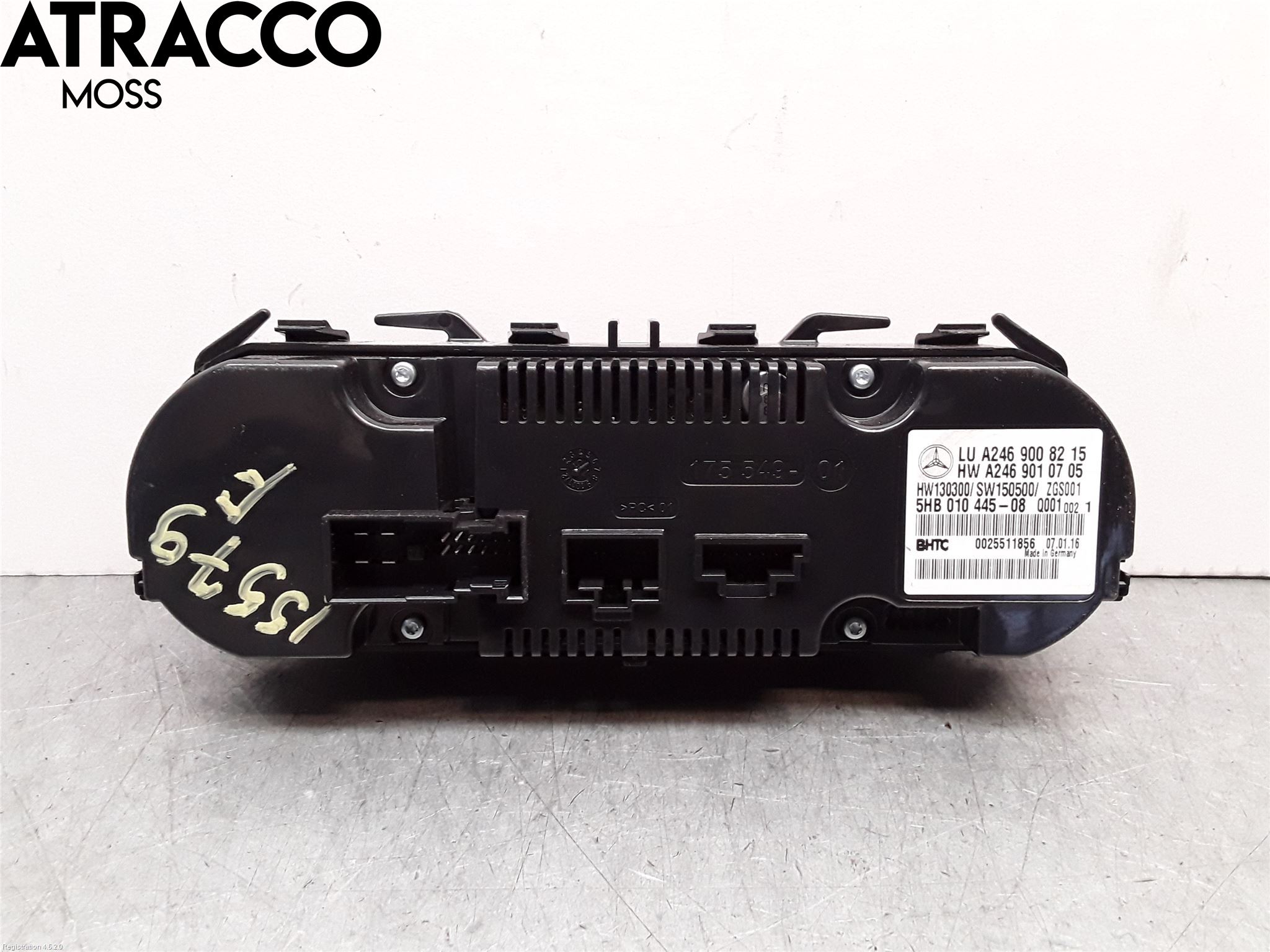 Mercedes-Benz MB A-KLASS (W176) 13-18 Varme Ac Betjening-Display