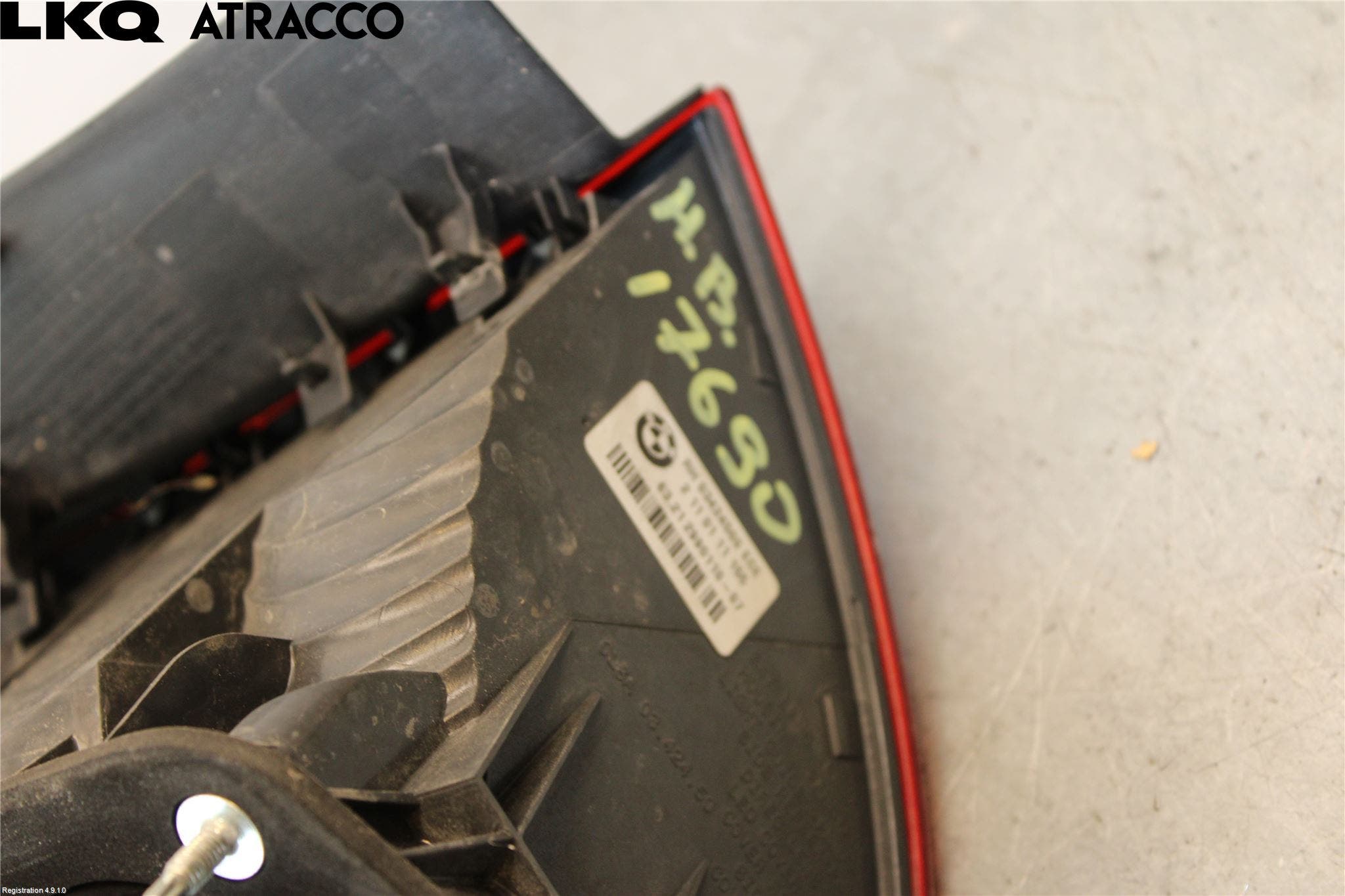 BMW X1 E84 10-15 Baklykt Høyre