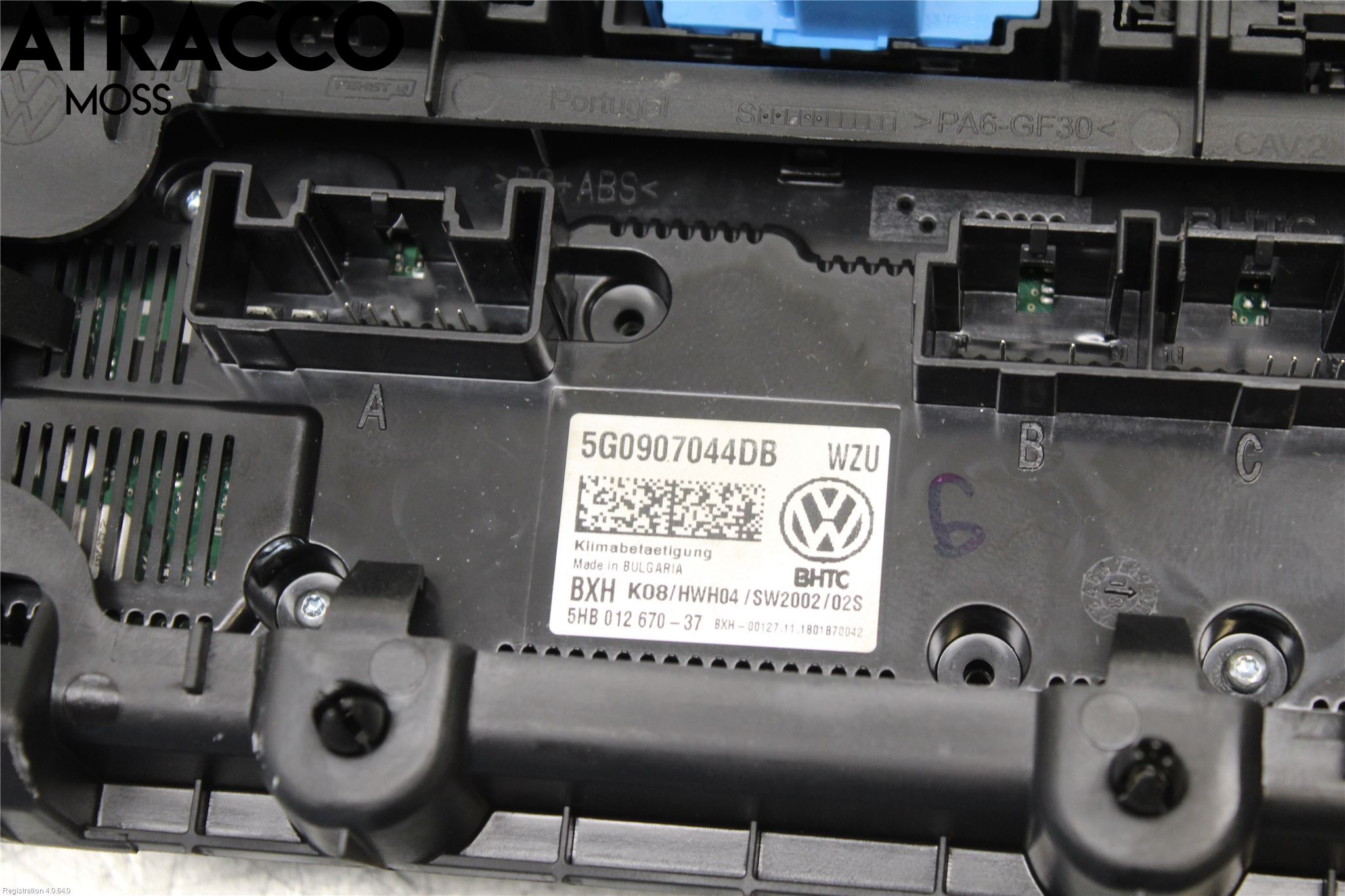 Volkswagen VW T-ROC 18- Varme Ac Betjening-Display